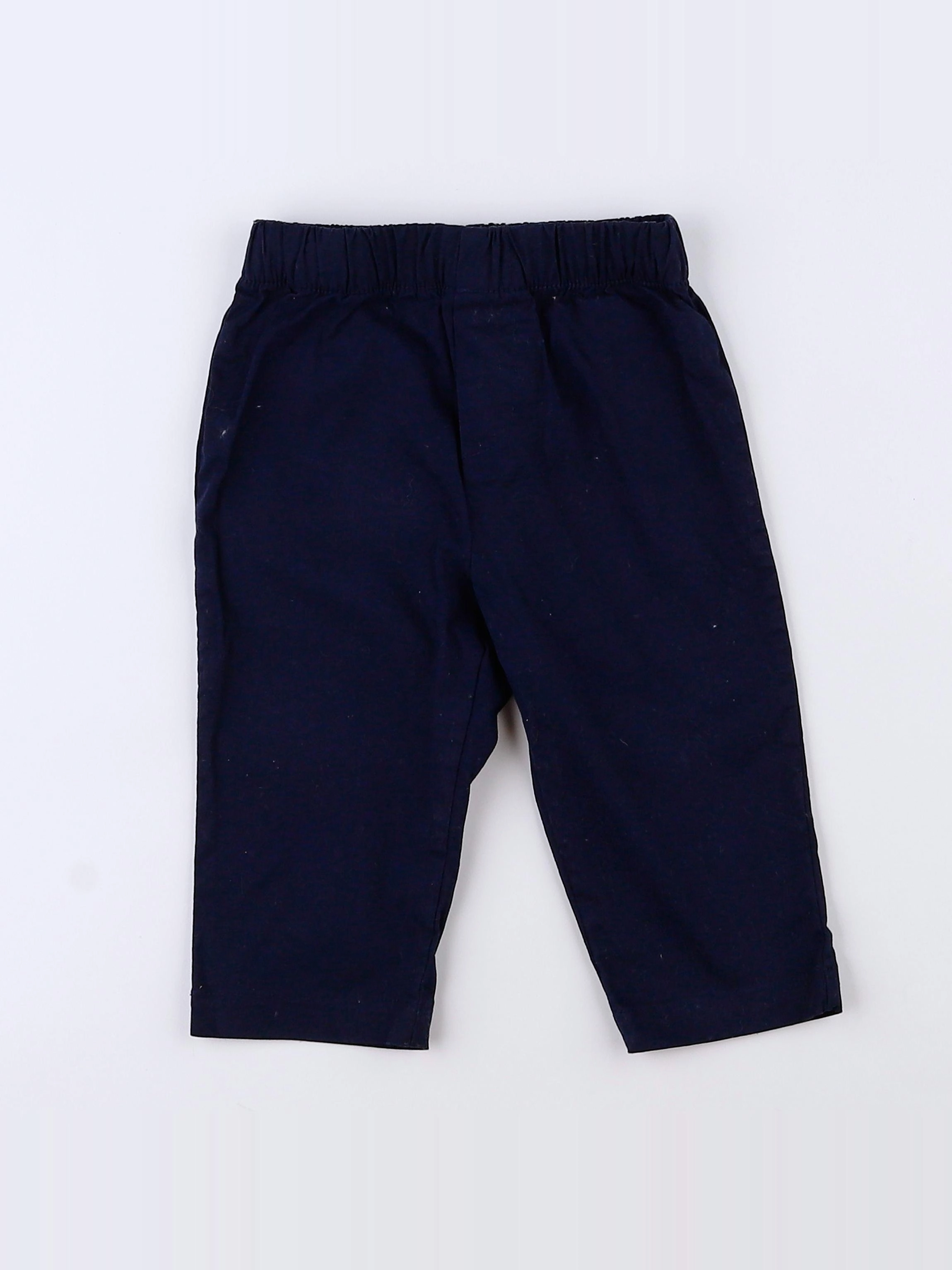 Jacadi - pantalon bleu - 12 mois