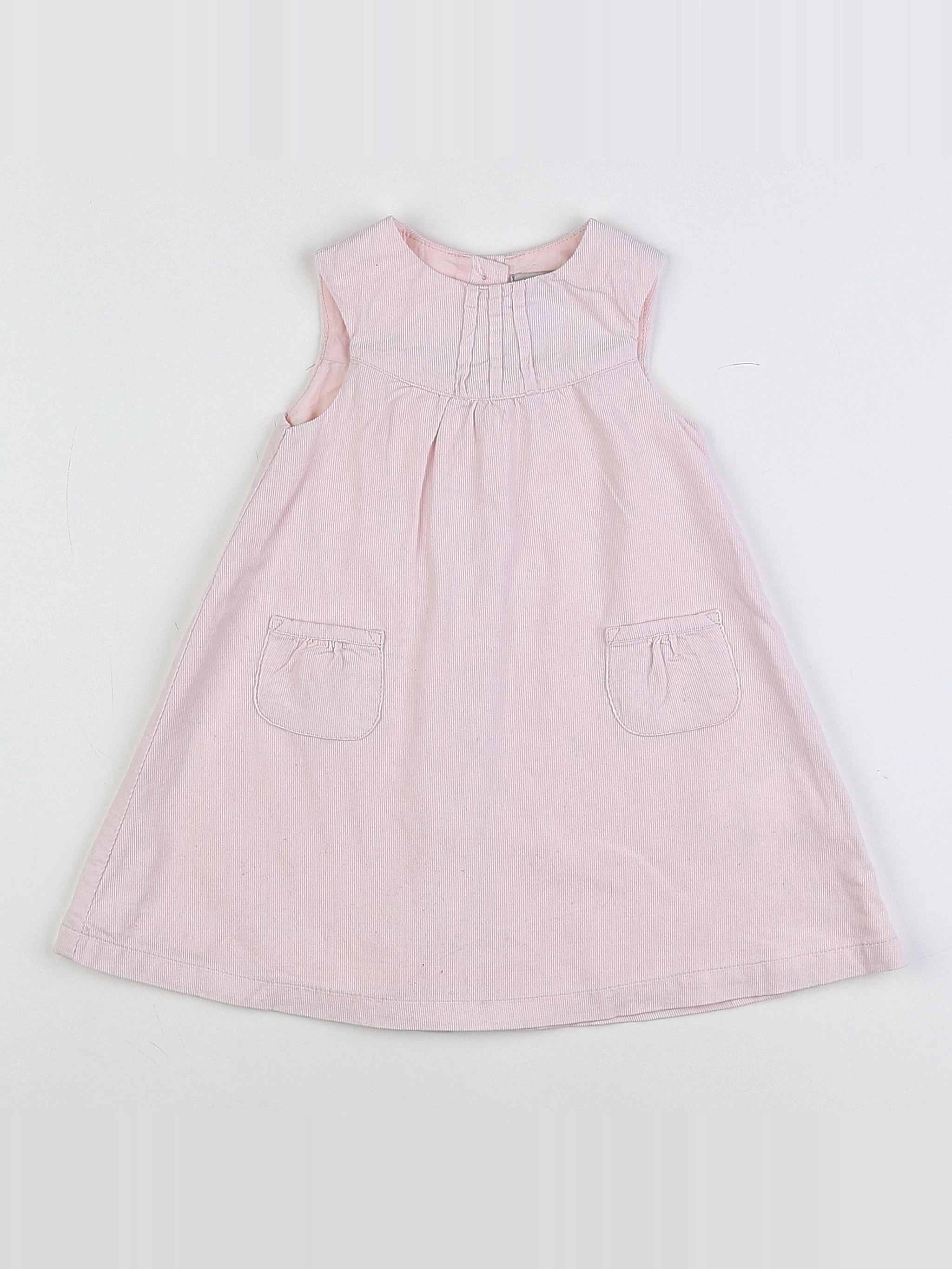 Cyrillus - robe rose - 9 mois