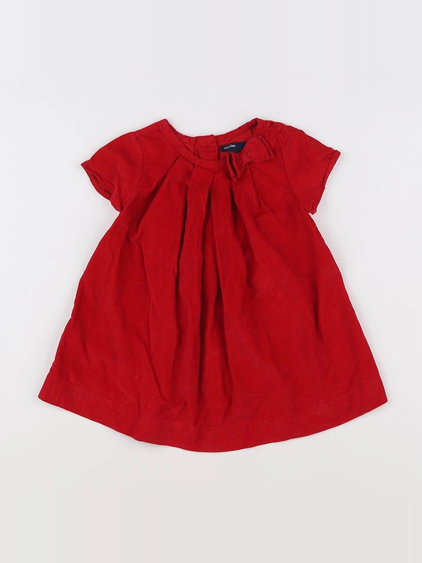 GAP - robe rouge - 12/18 mois