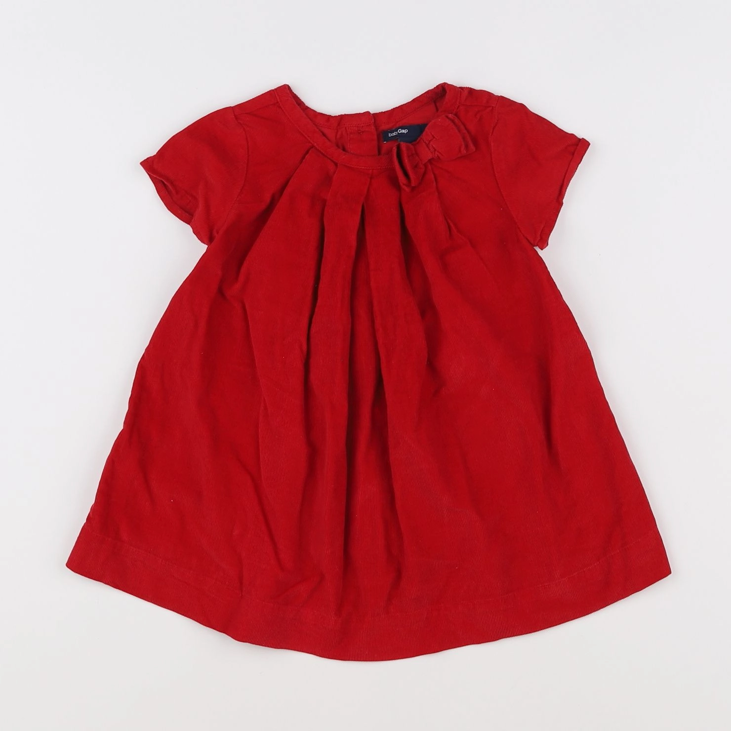 GAP - robe rouge - 12/18 mois