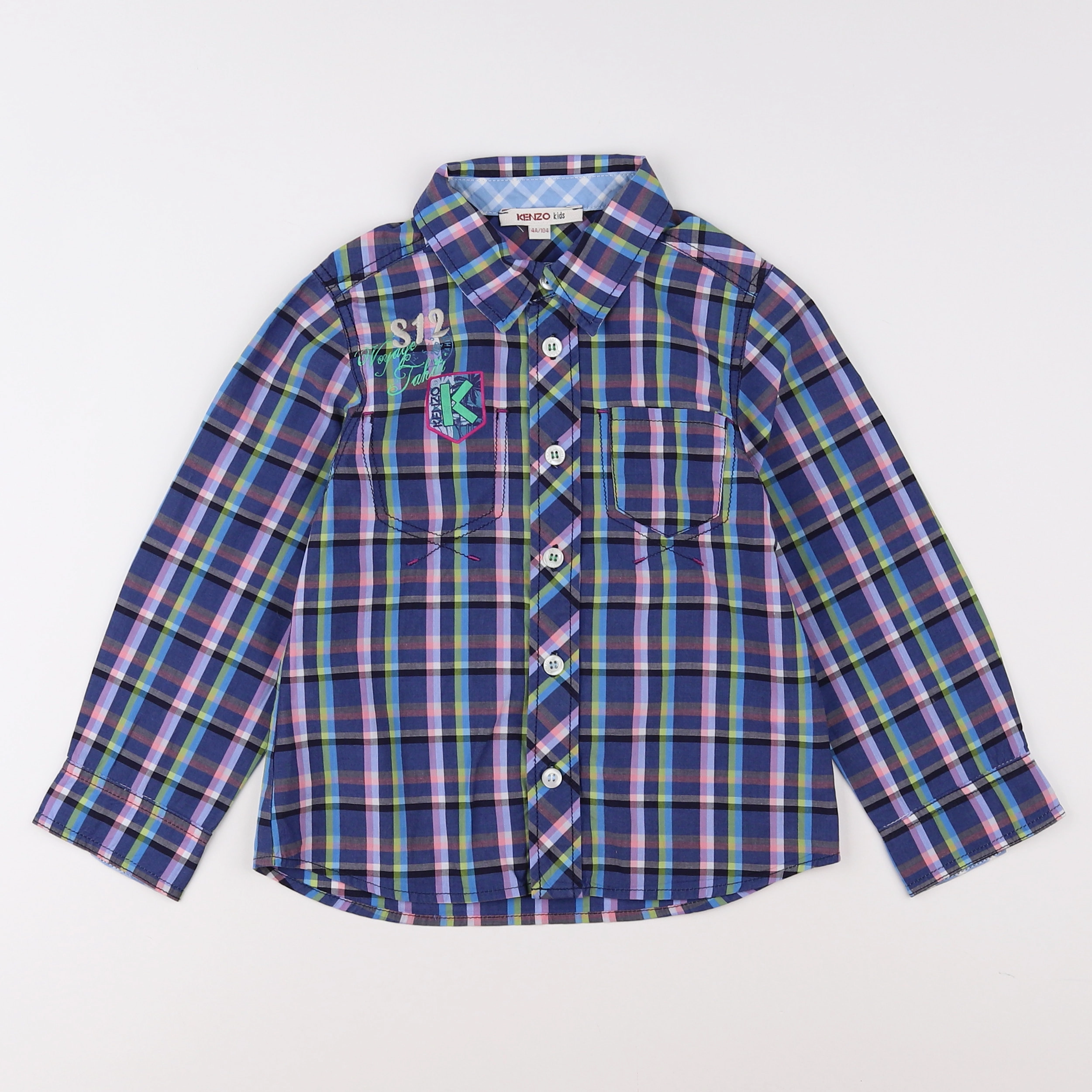 Kenzo - chemise multicolore - 4 ans