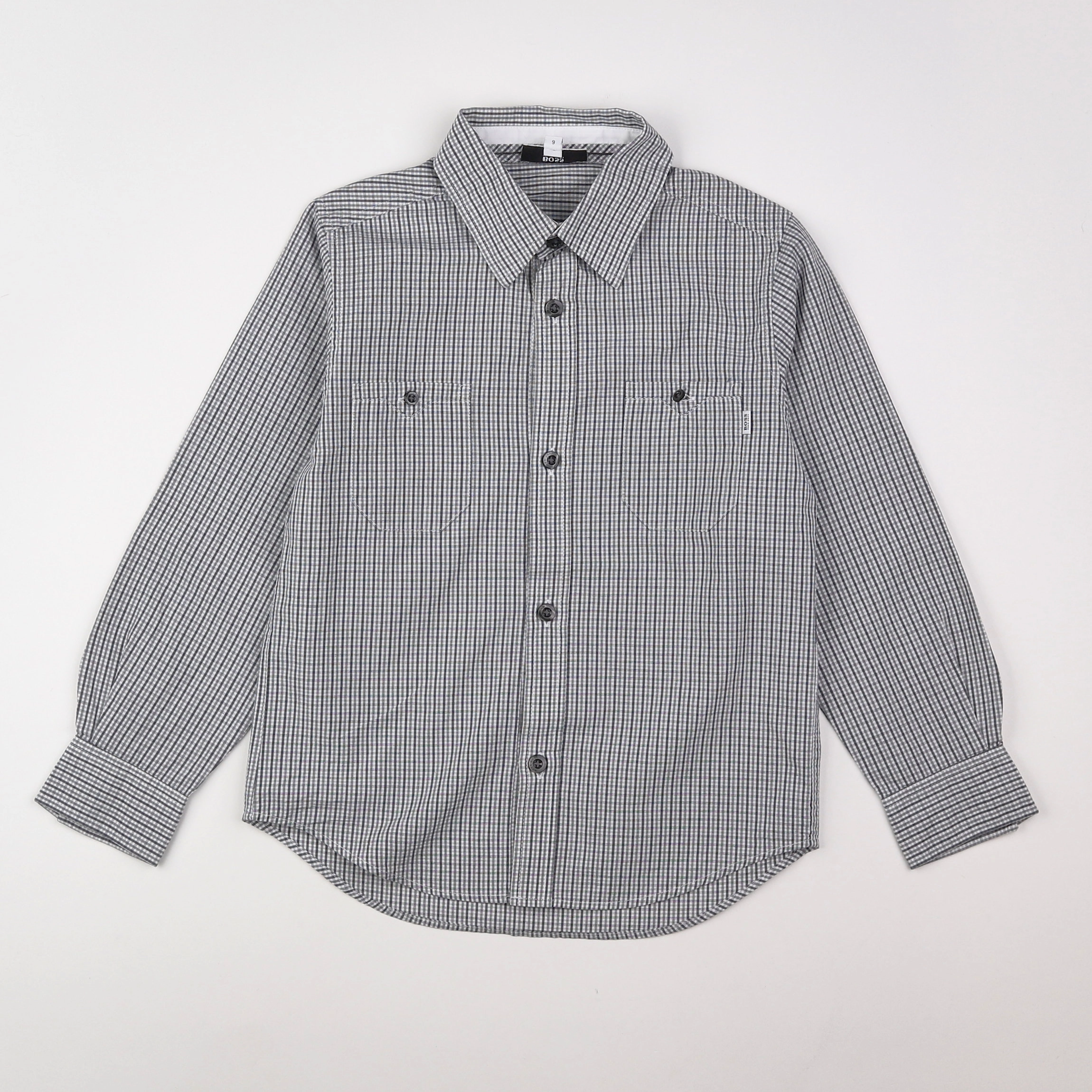 Hugo Boss - chemise gris, blanc - 6 ans