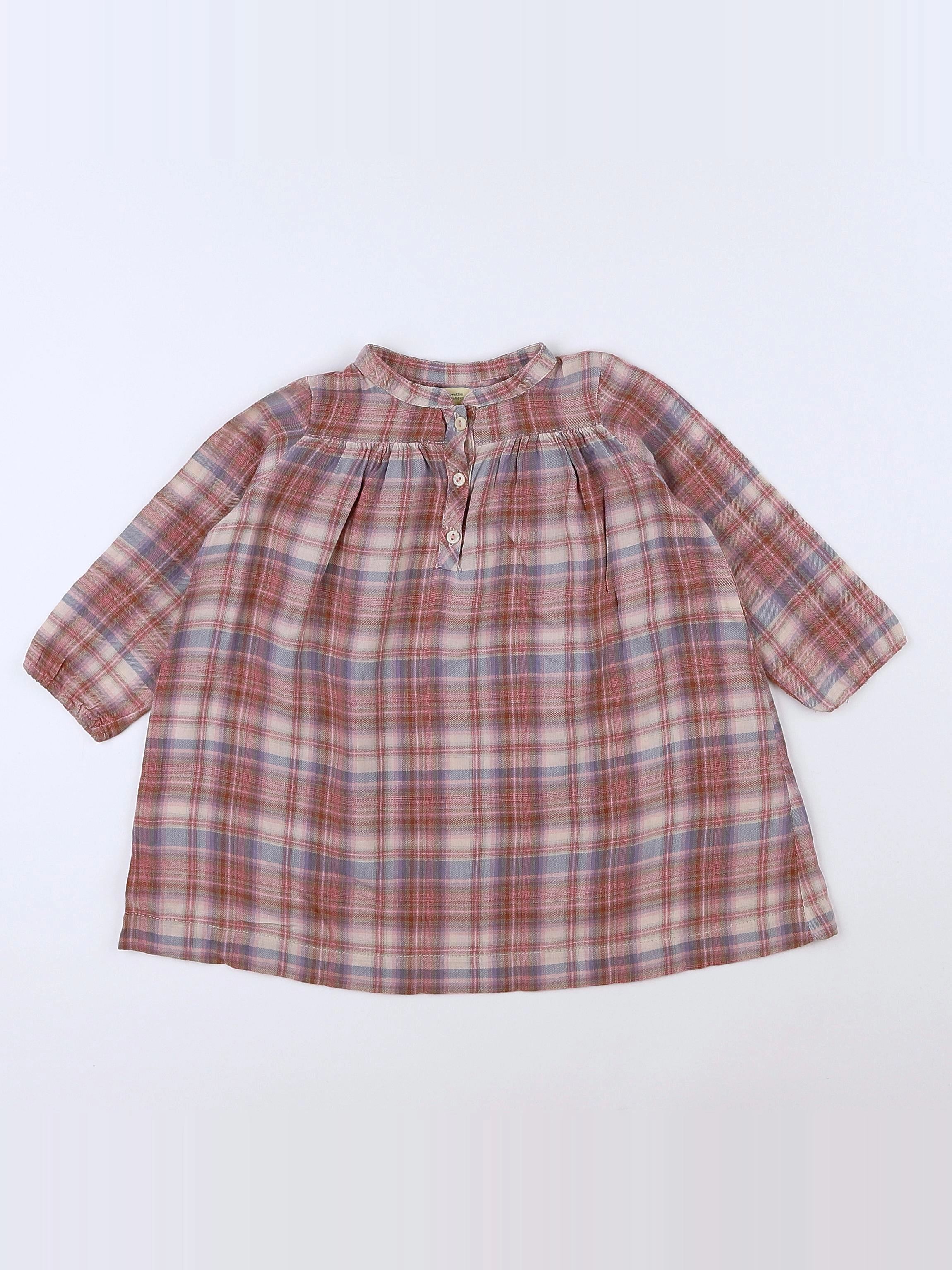 Monoprix - robe multicolore - 18 mois