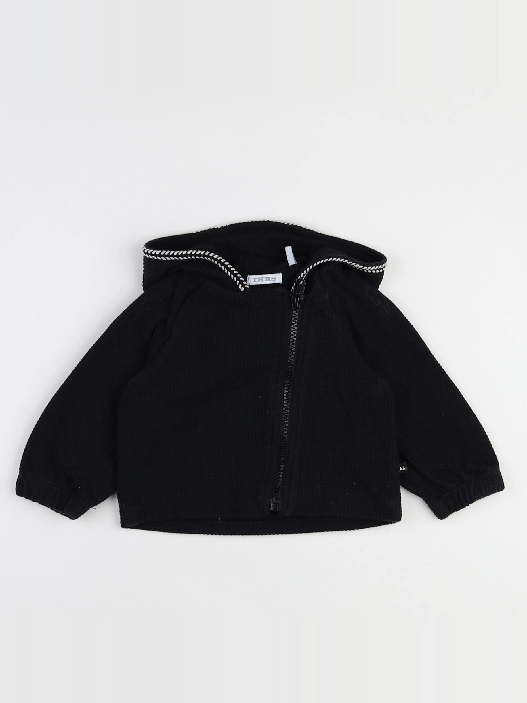 IKKS - sweat noir - 12 mois