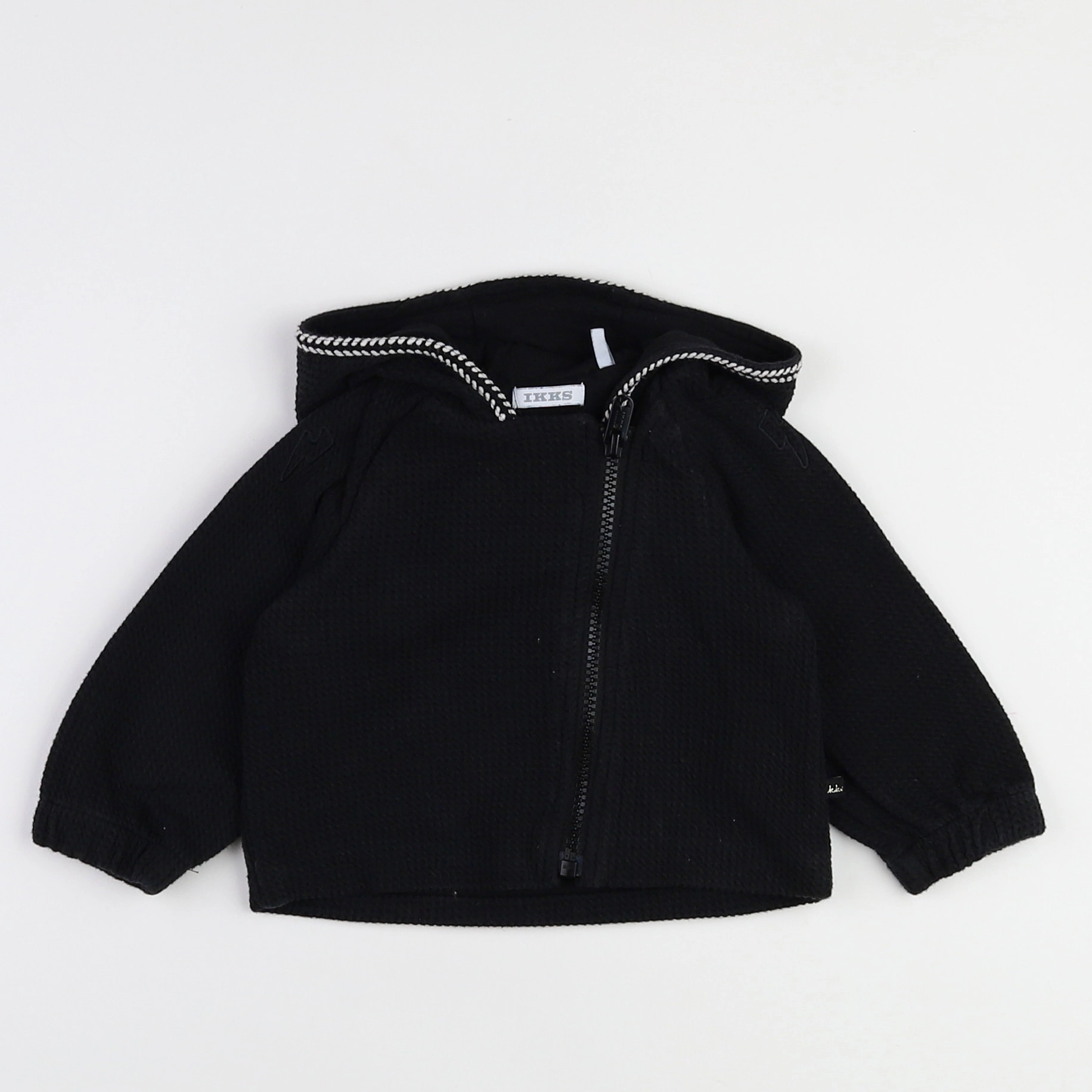 IKKS - sweat noir - 12 mois