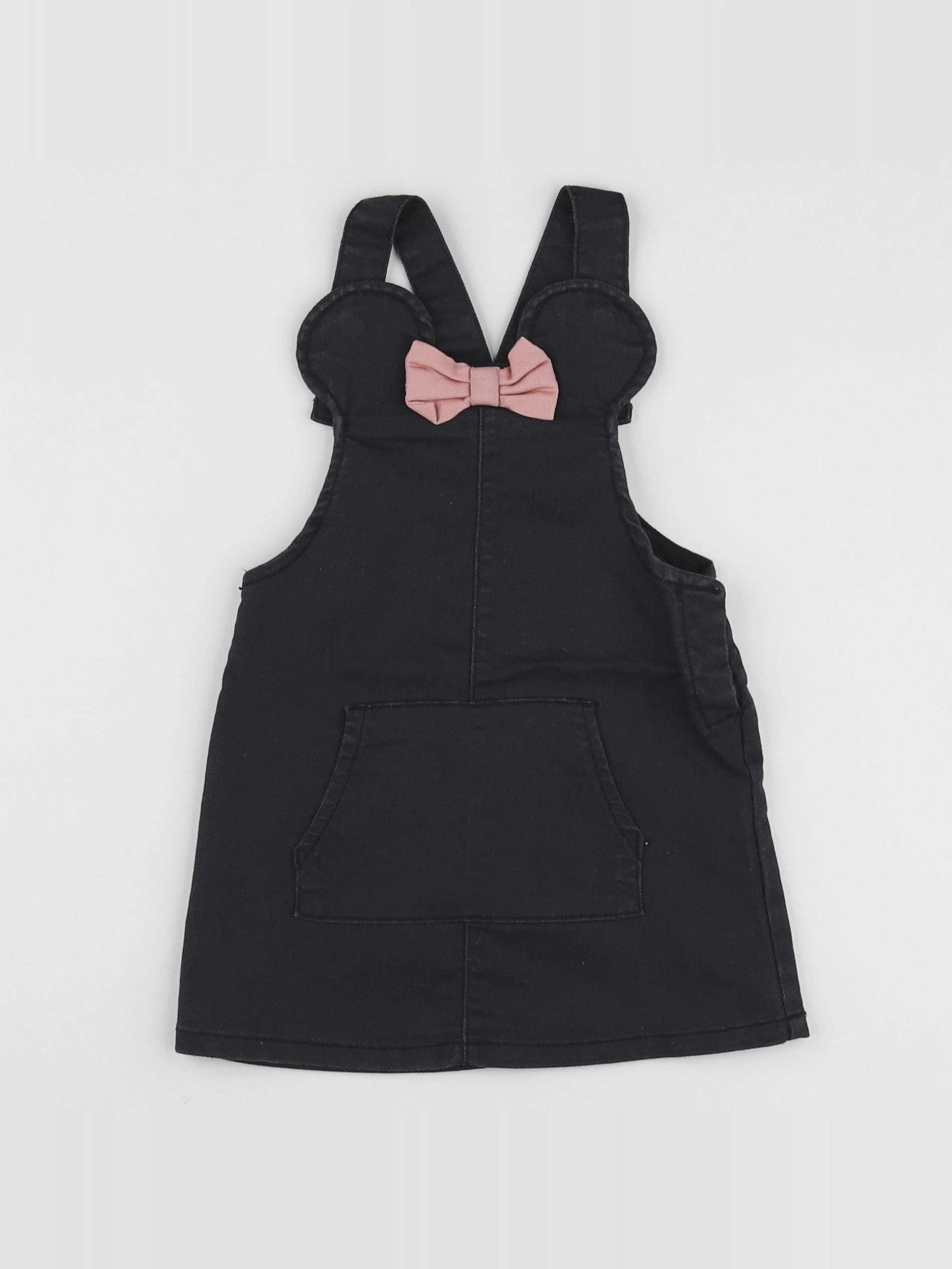 H&M - robe noir - 9/12 mois