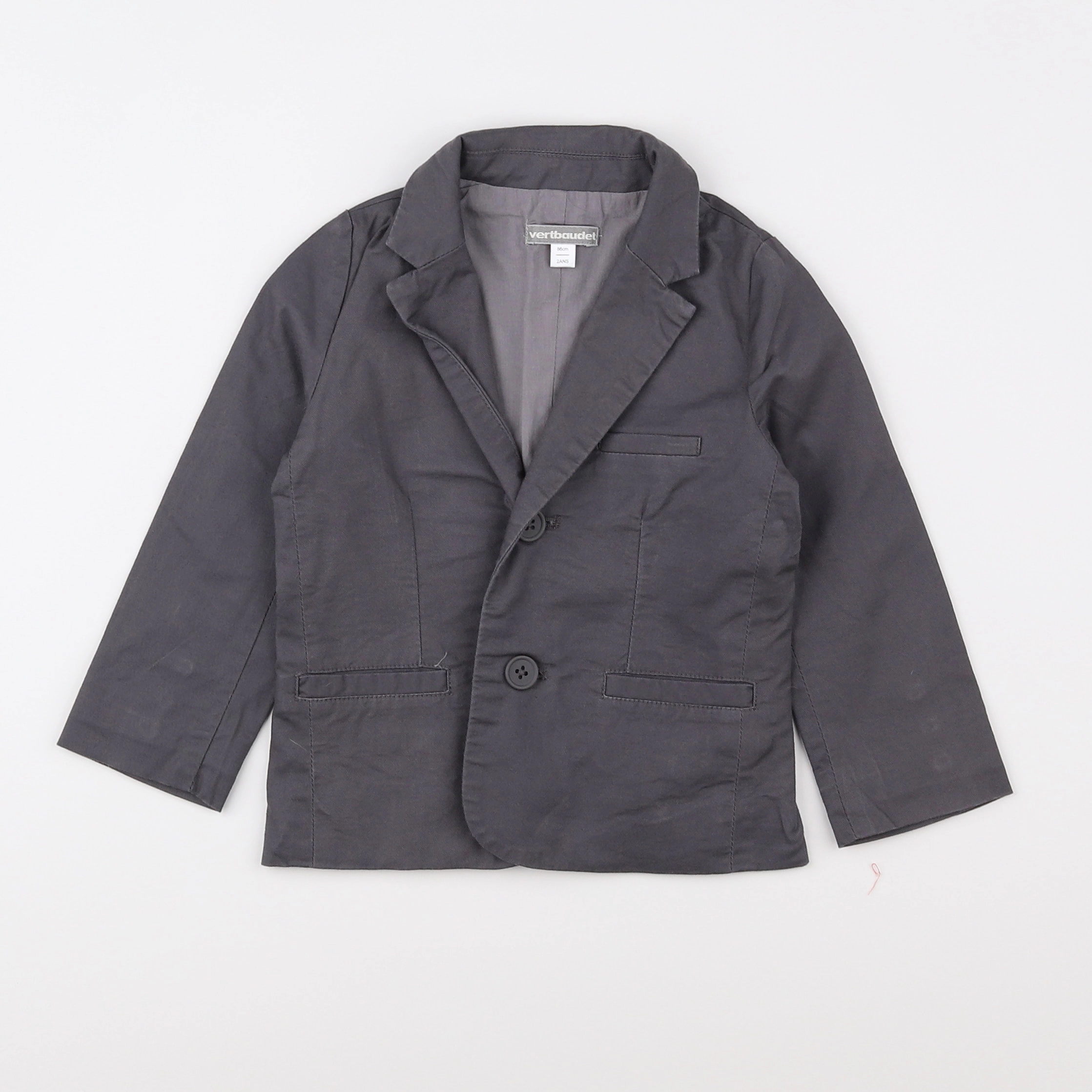 Vertbaudet - veste gris - 2 ans