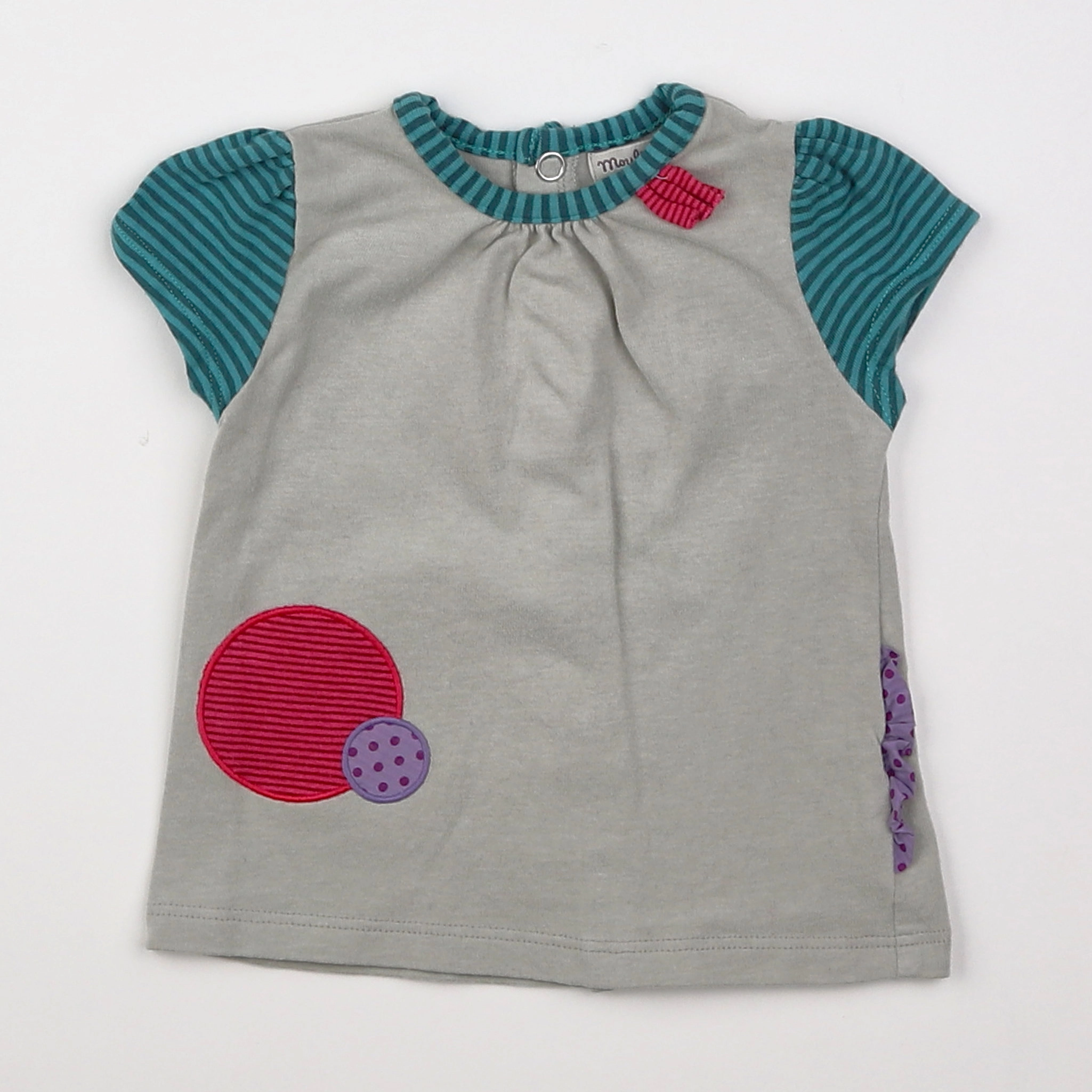 Moulin Roty - tee-shirt multicolore - 3 mois