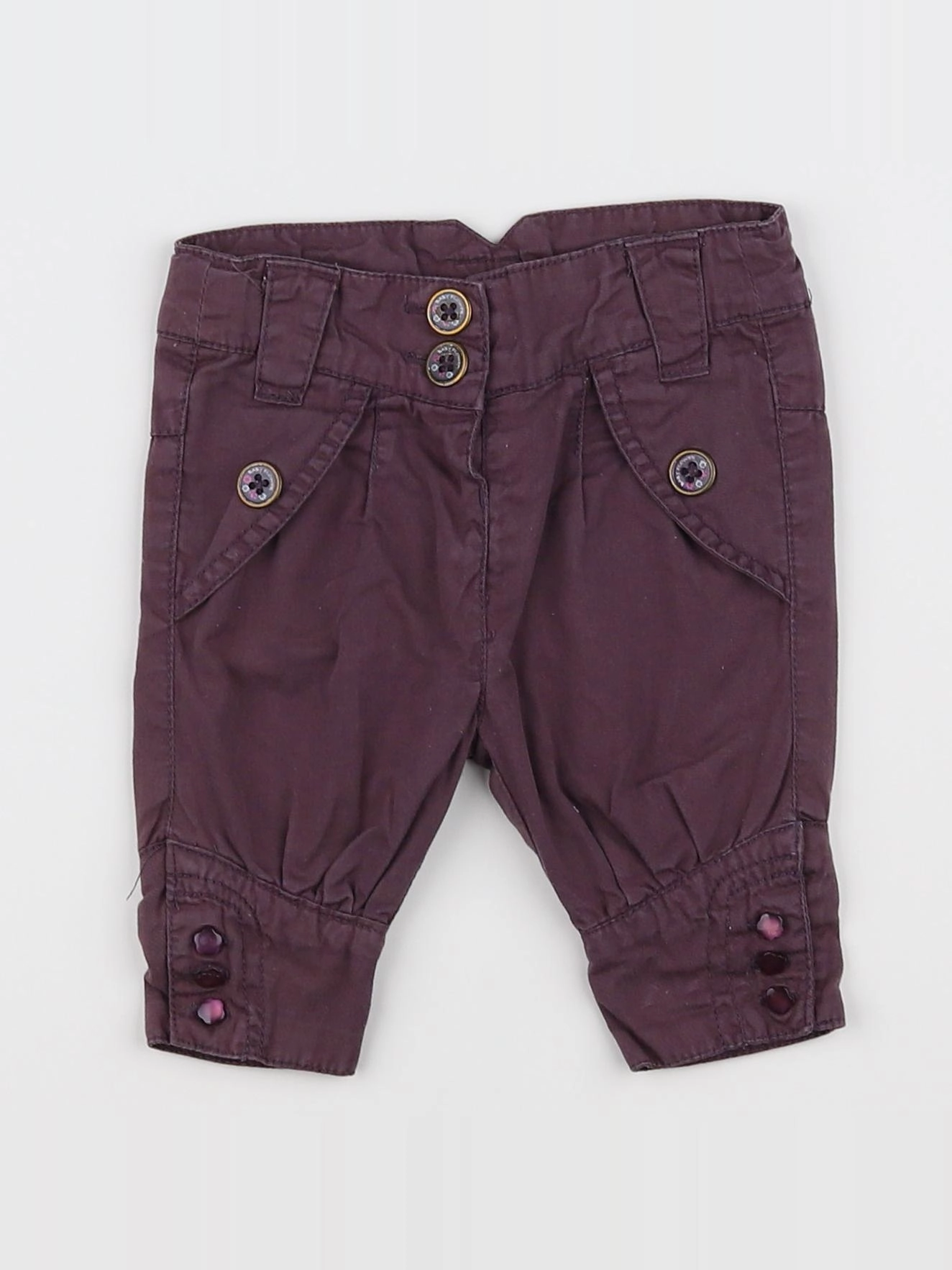 Tape à l'oeil - pantalon violet - 3 mois