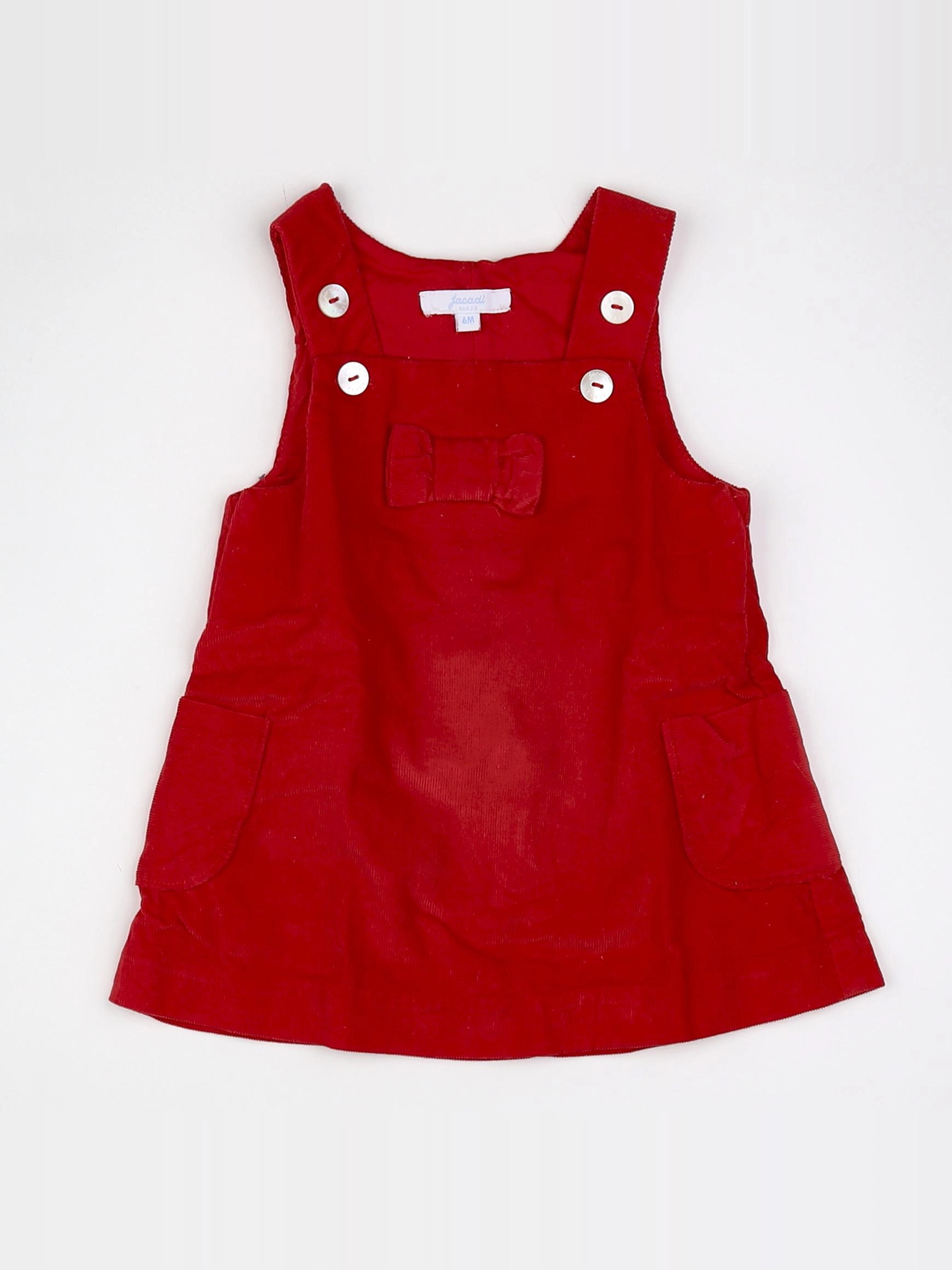 Jacadi - robe rouge - 6 mois