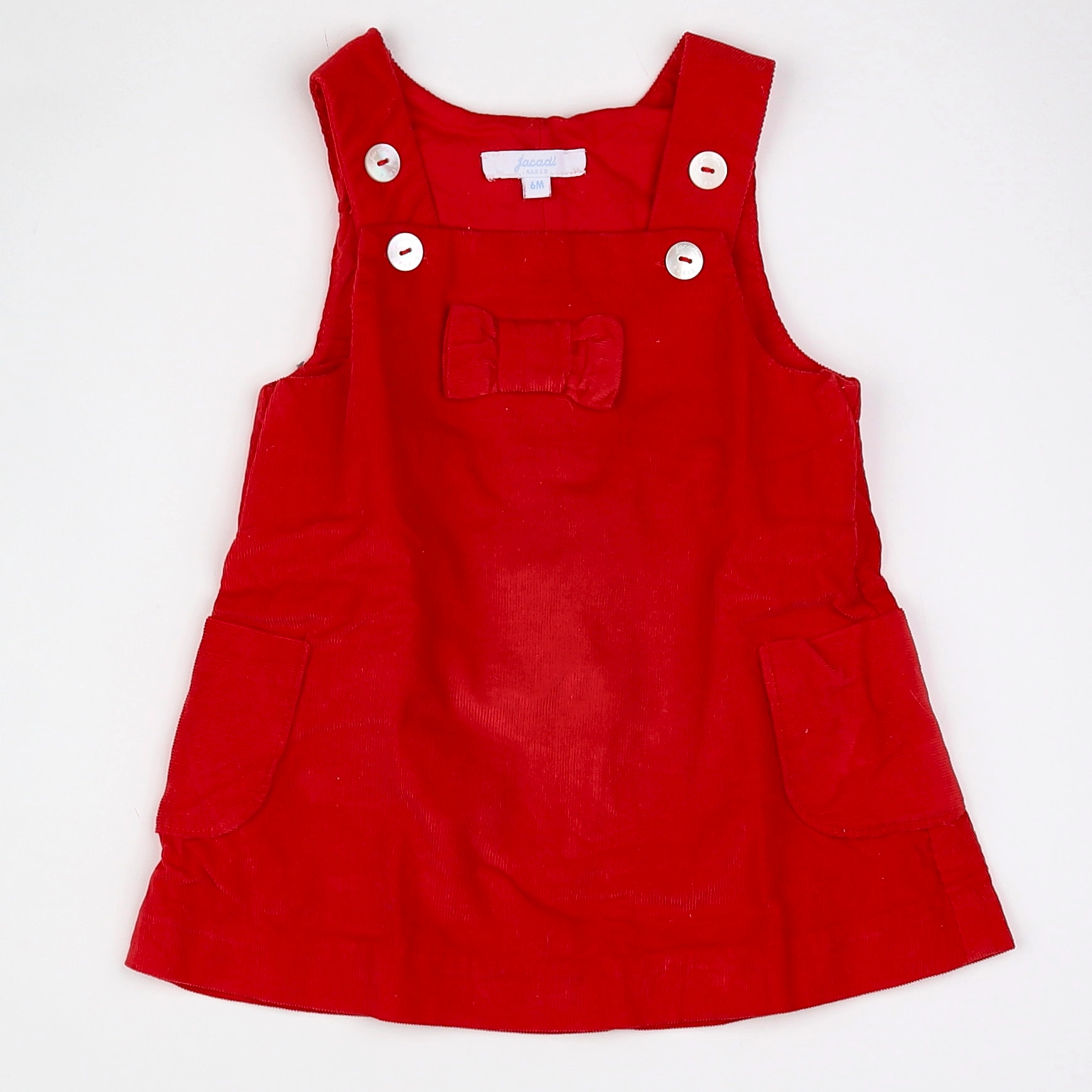 Jacadi - robe rouge - 6 mois