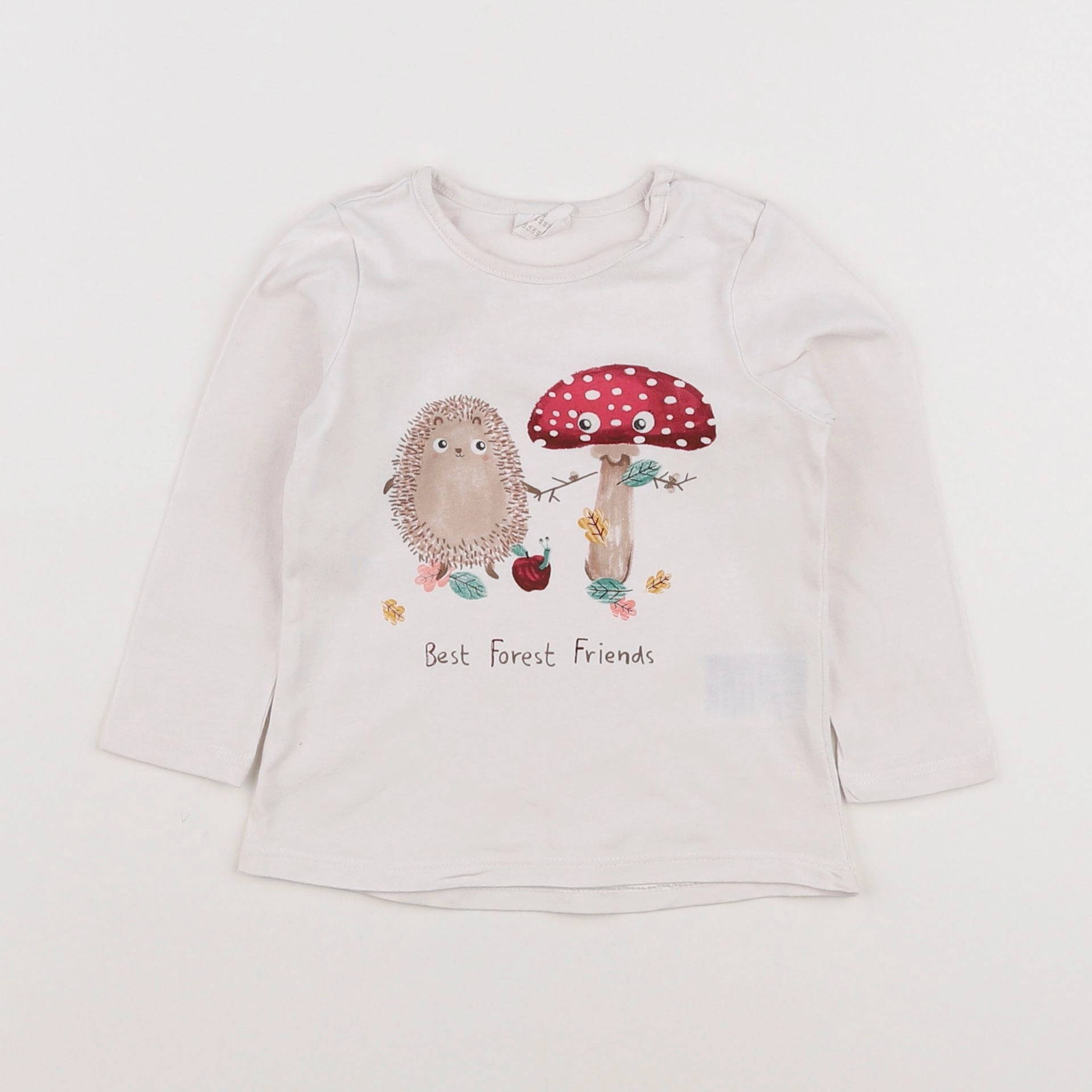 H&M - tee-shirt blanc - 6 mois