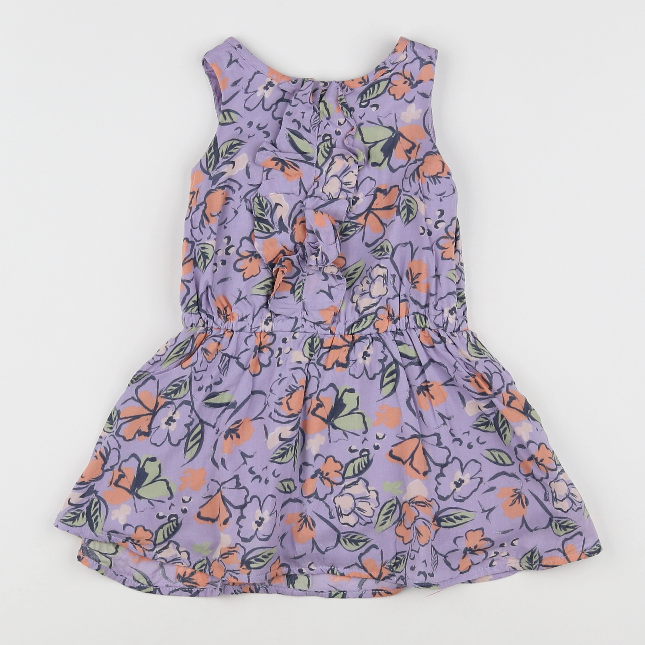 Benetton - robe violet - 2 ans