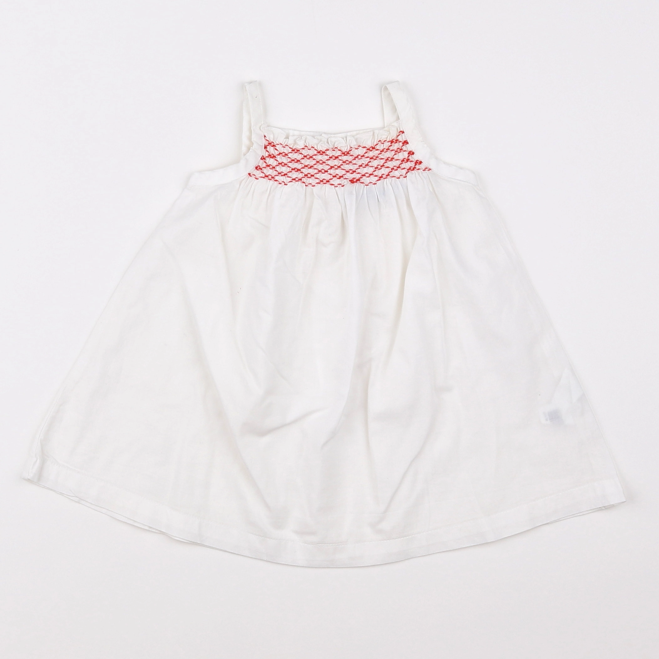 Boutchou - robe blanc - 6 mois