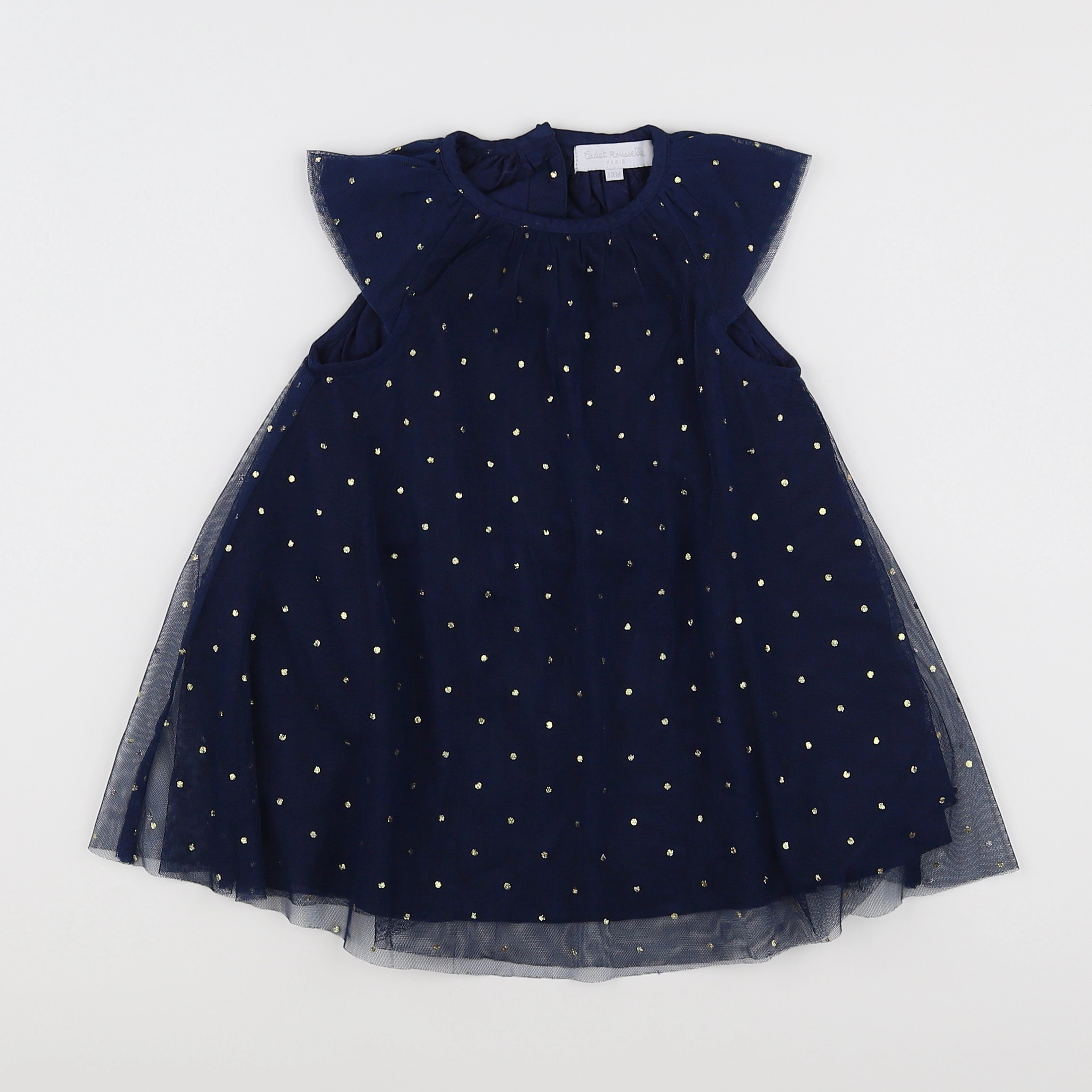 Cadet Rousselle - robe bleu - 12 mois