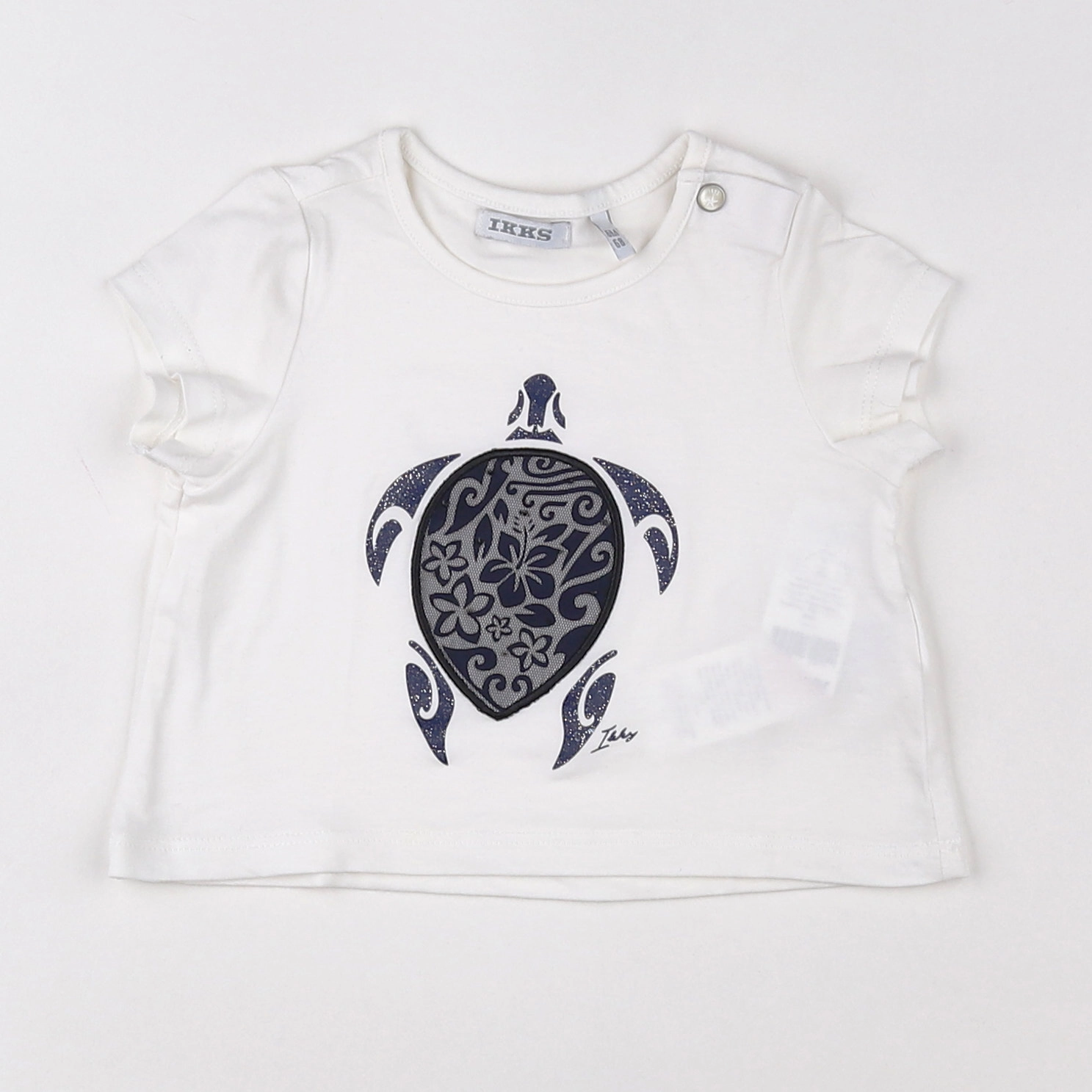 IKKS - tee-shirt blanc - 6 mois