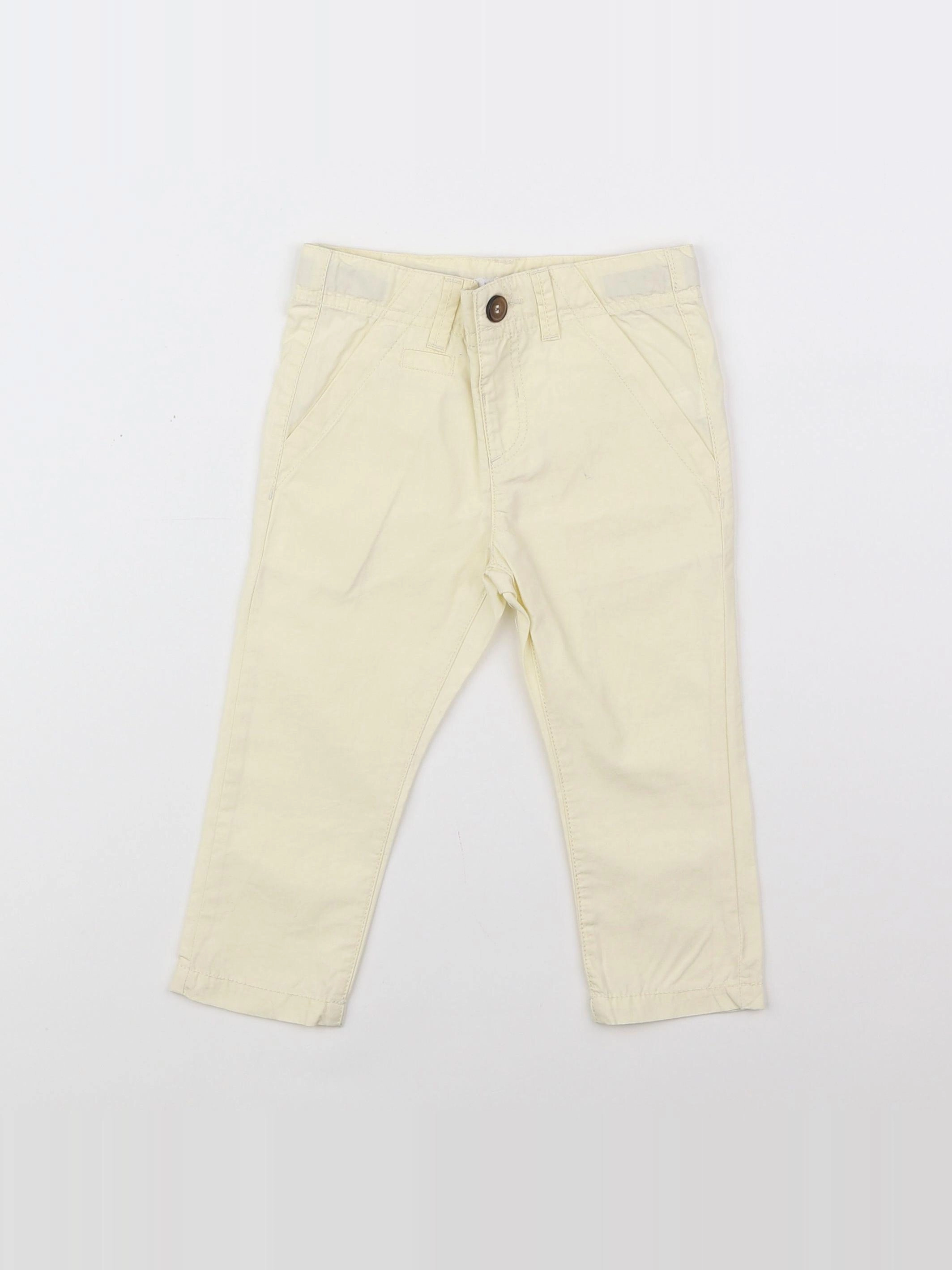Boutchou - pantalon jaune - 12 mois
