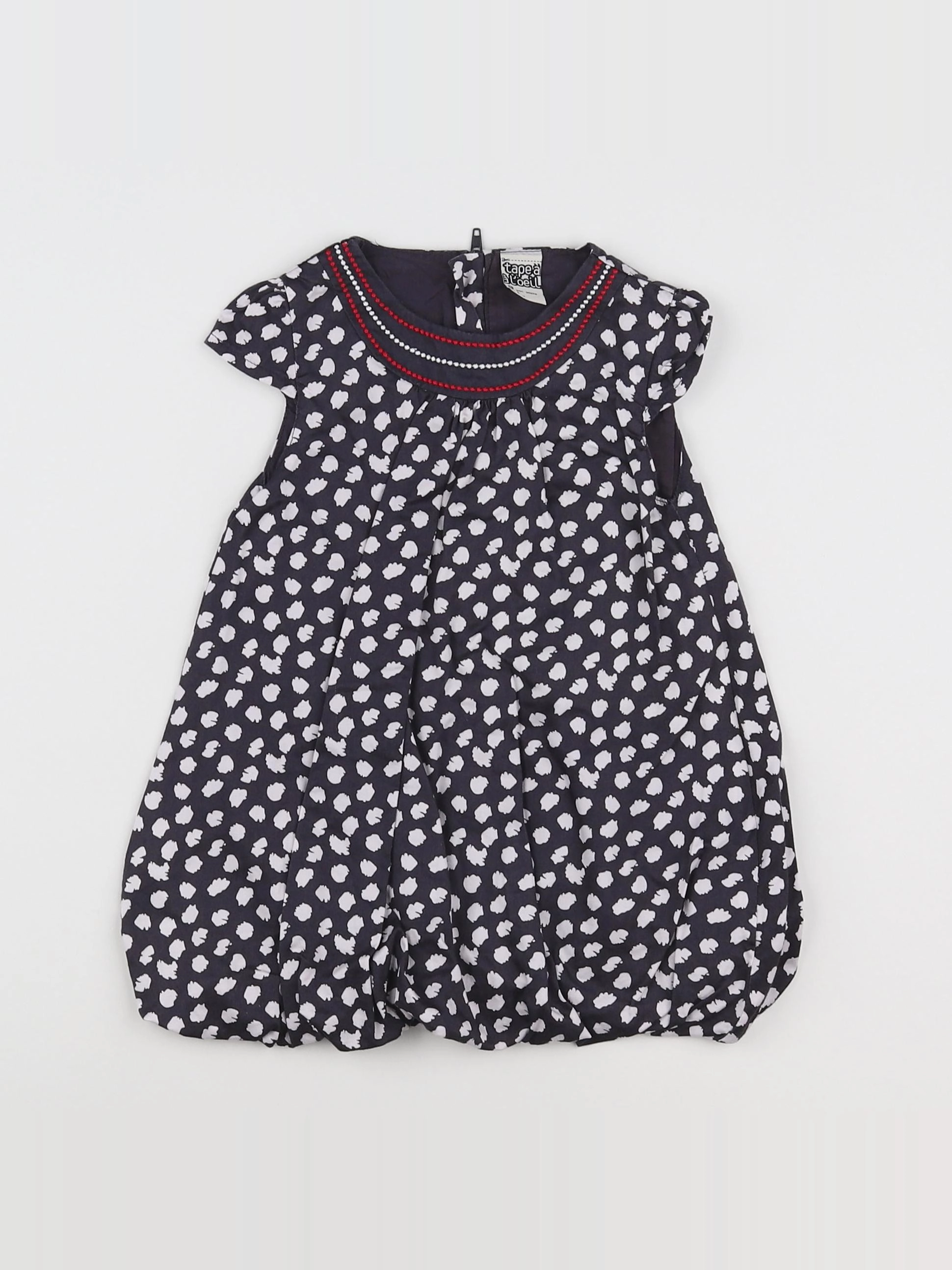 Tape à l'oeil - robe gris - 9 mois