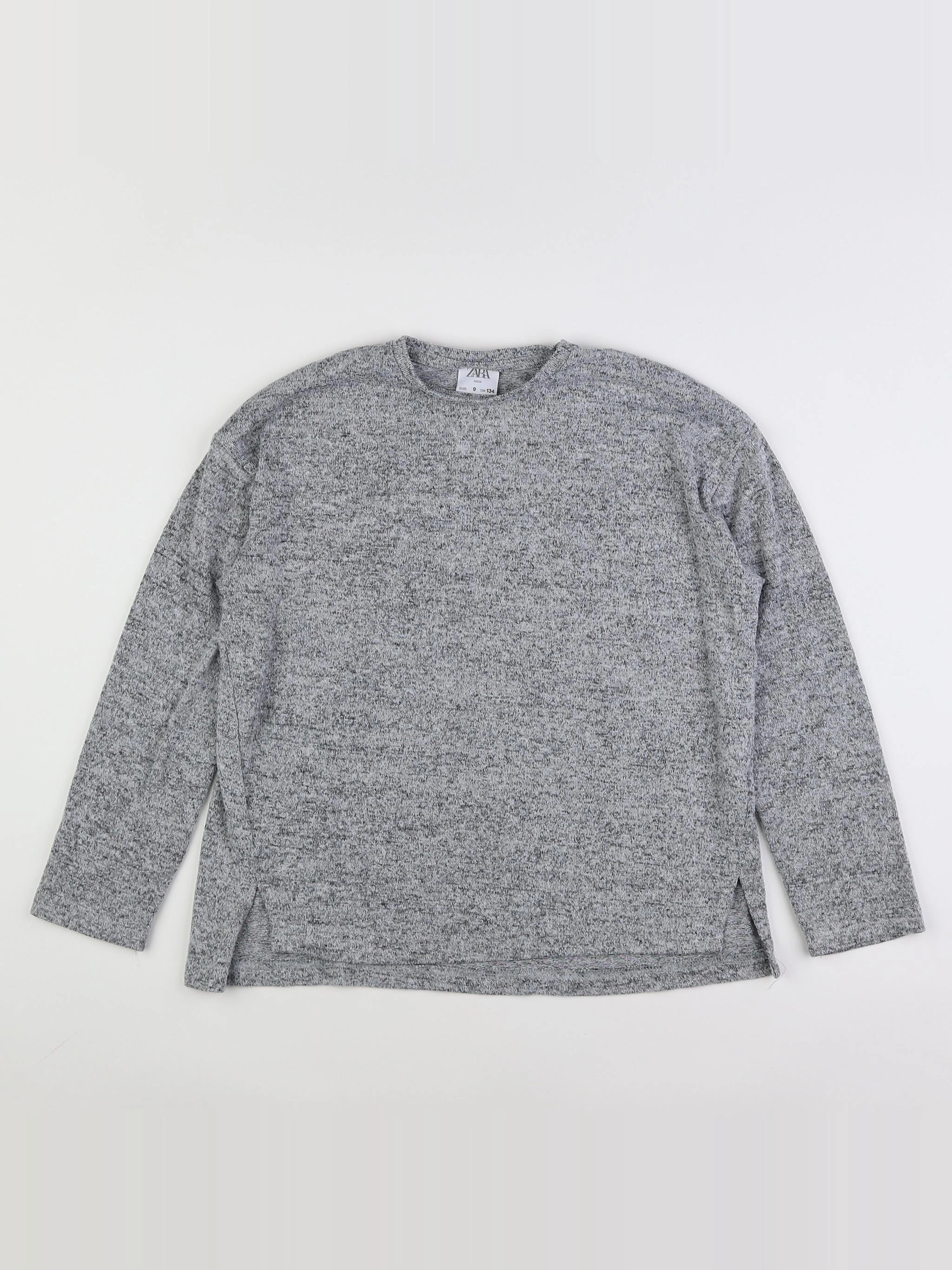 Zara - pull gris - 9 ans