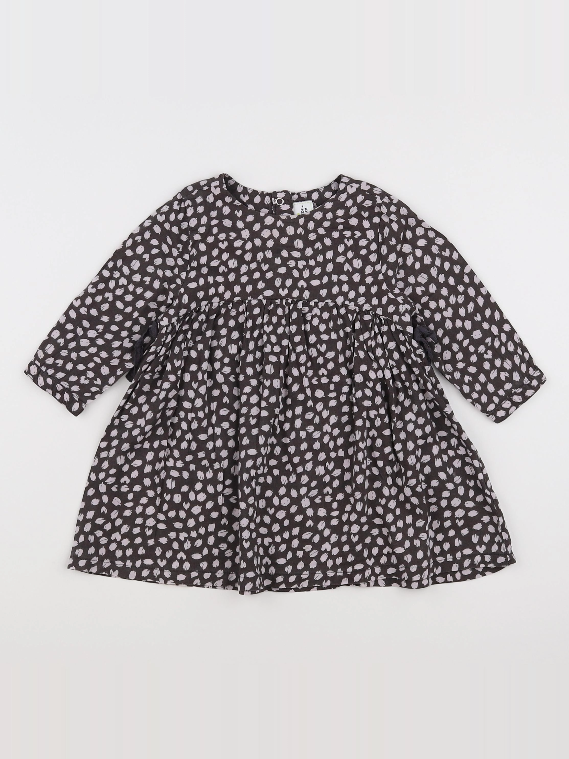 Tape à l'oeil - robe gris - 12 mois