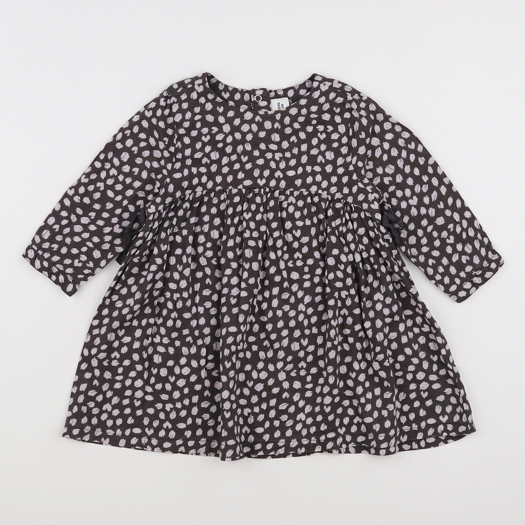 Tape à l'oeil - robe gris - 12 mois