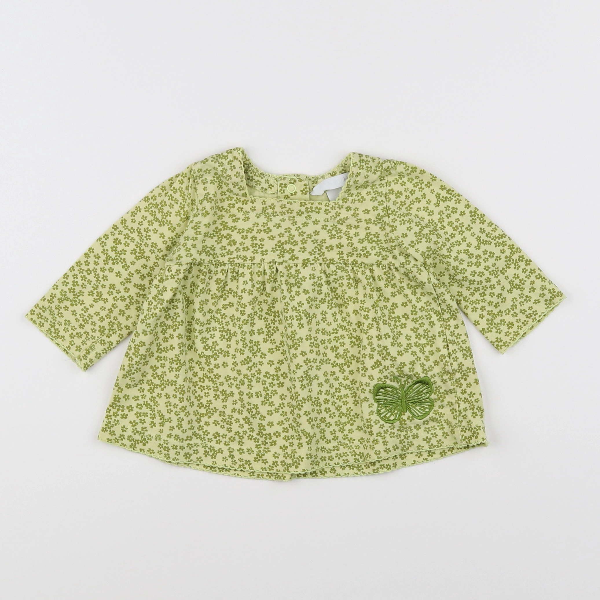 H&M - tee-shirt vert - 3 mois