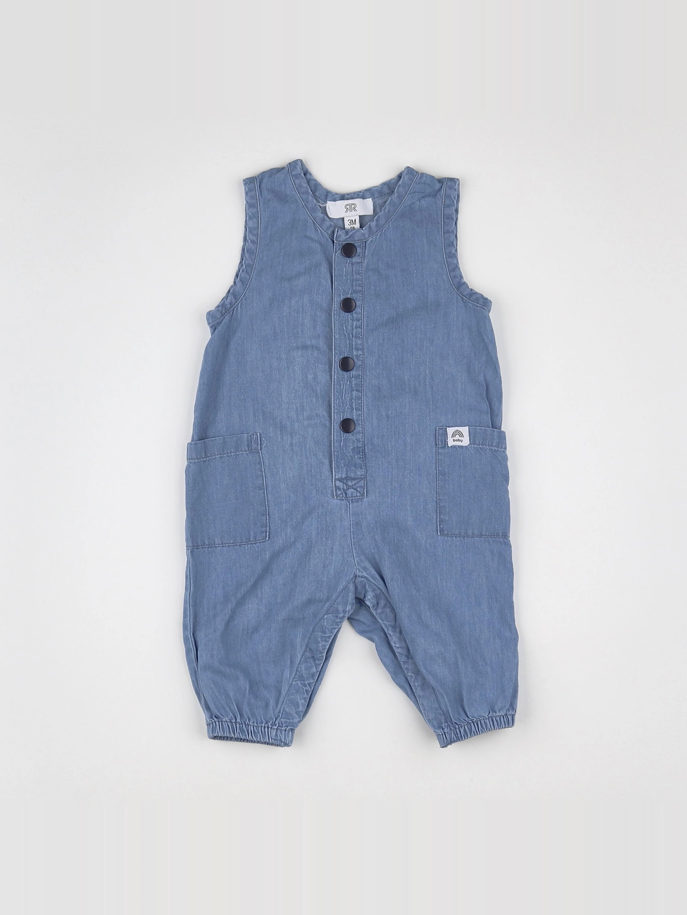 La Redoute - combinaison bleu - 3 mois