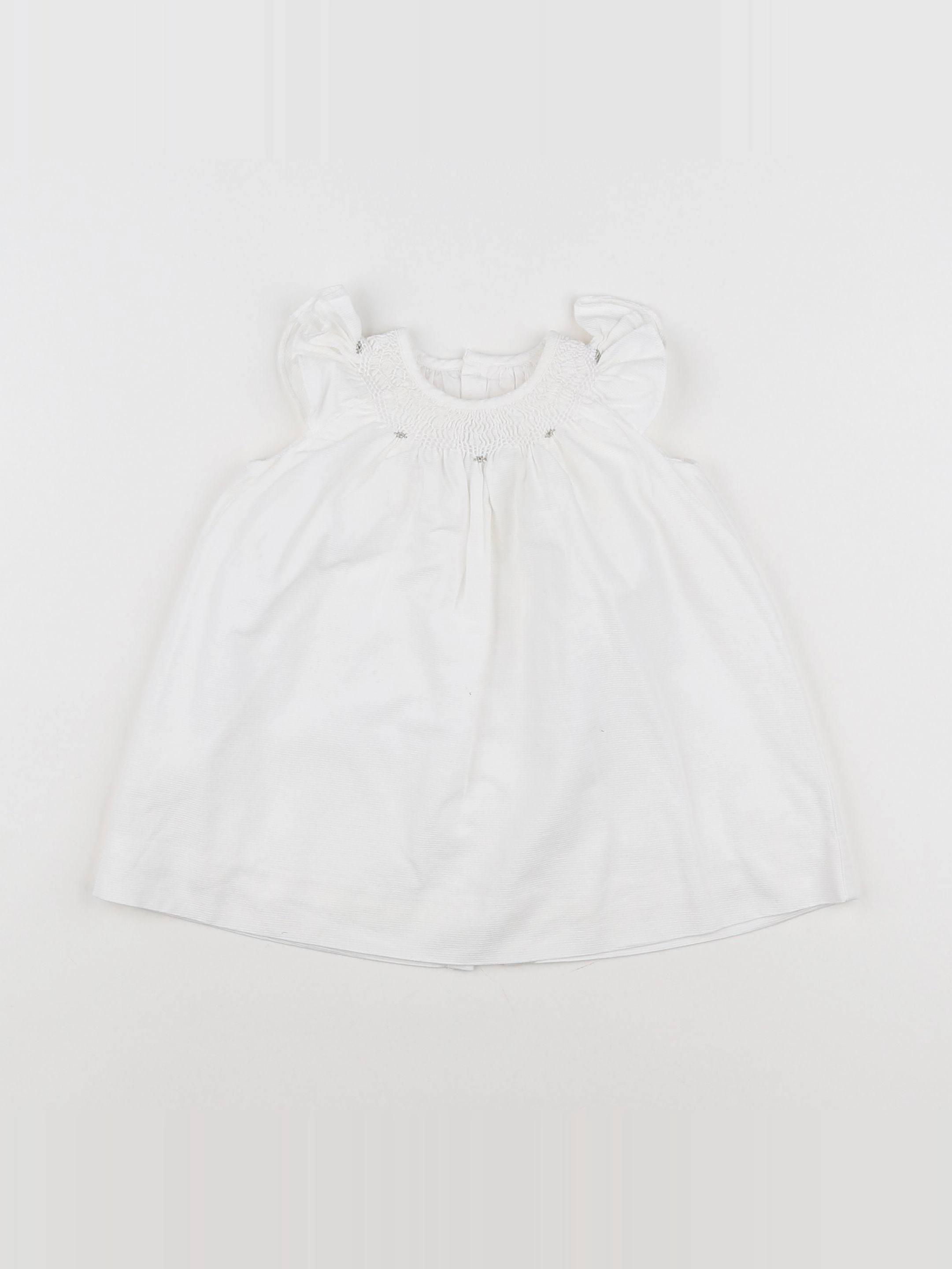 Jacadi - robe blanc - 6 mois