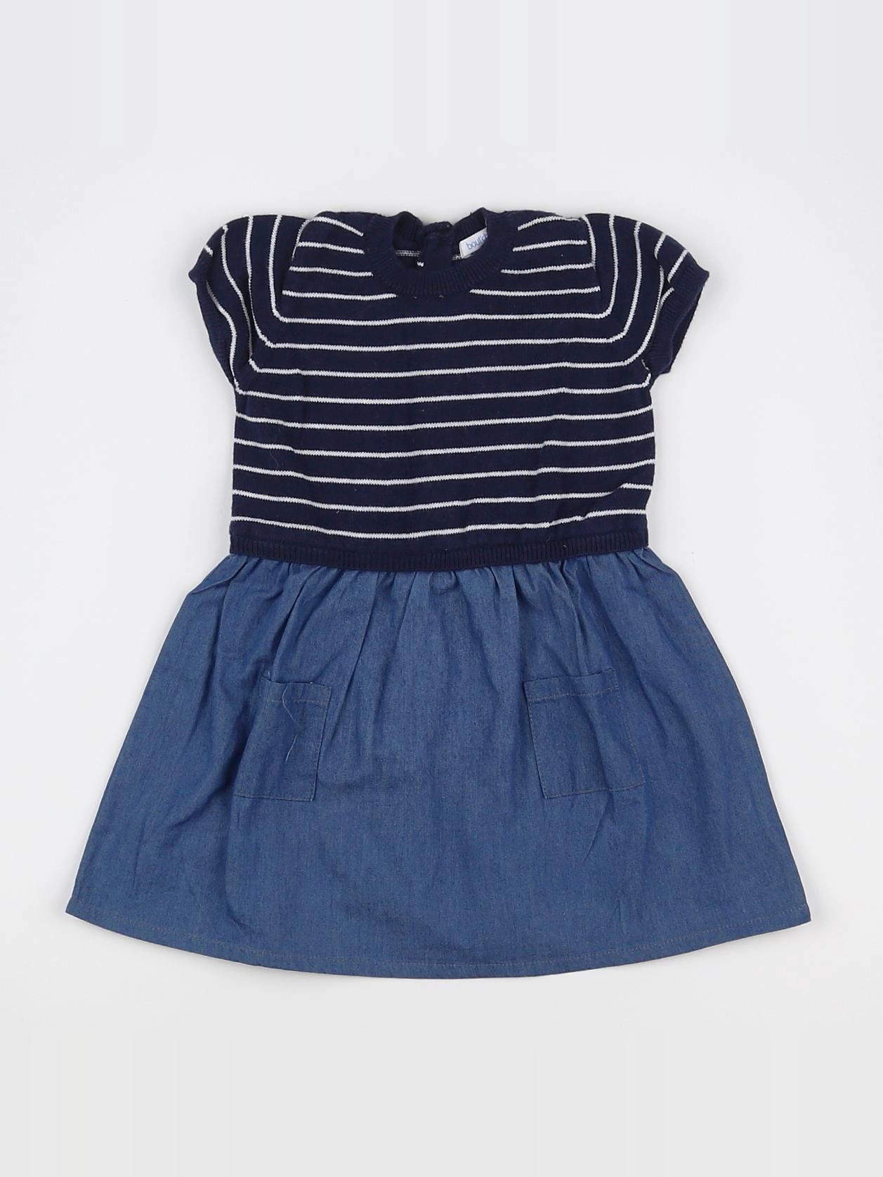 Boutchou - robe bleu - 6 mois