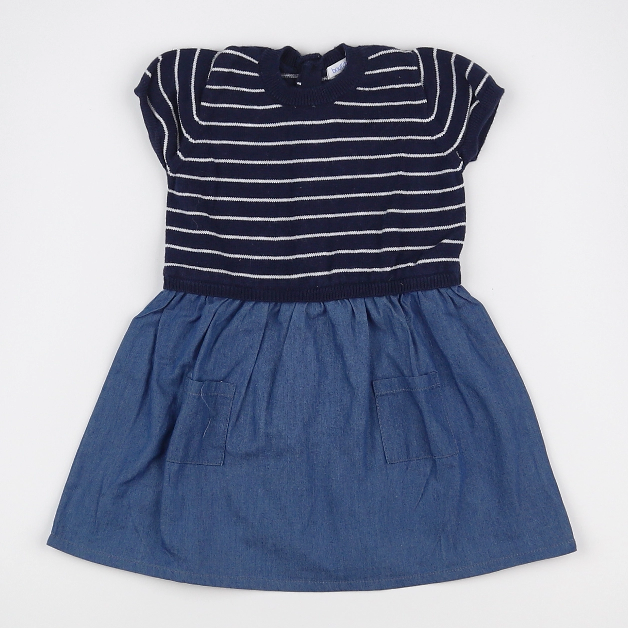 Boutchou - robe bleu - 6 mois