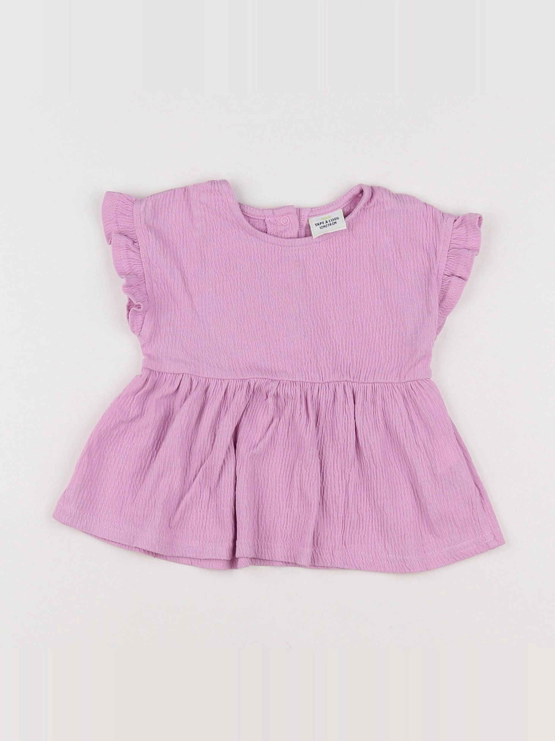 Tape à l'oeil - tee-shirt rose - 12 mois
