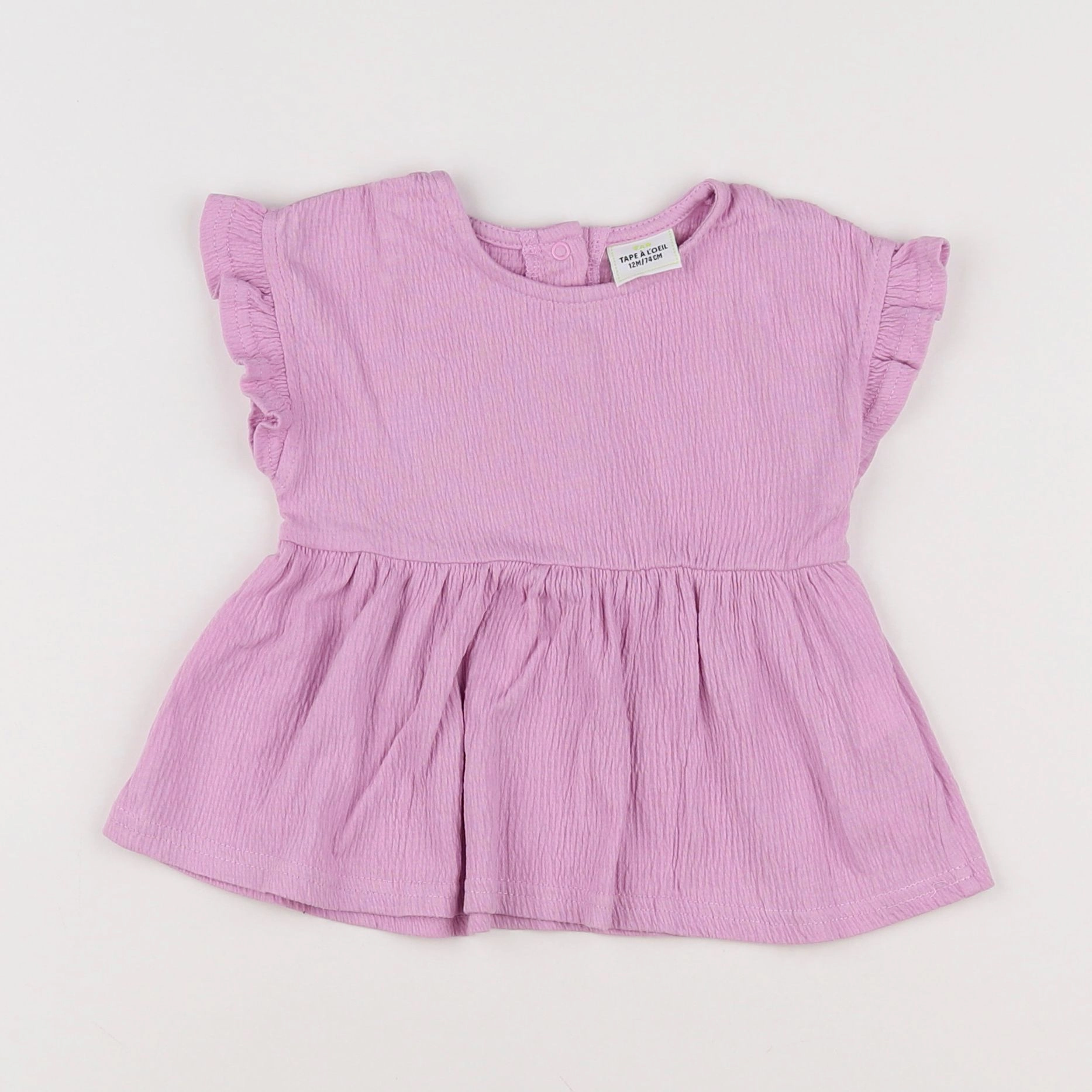Tape à l'oeil - tee-shirt rose - 12 mois