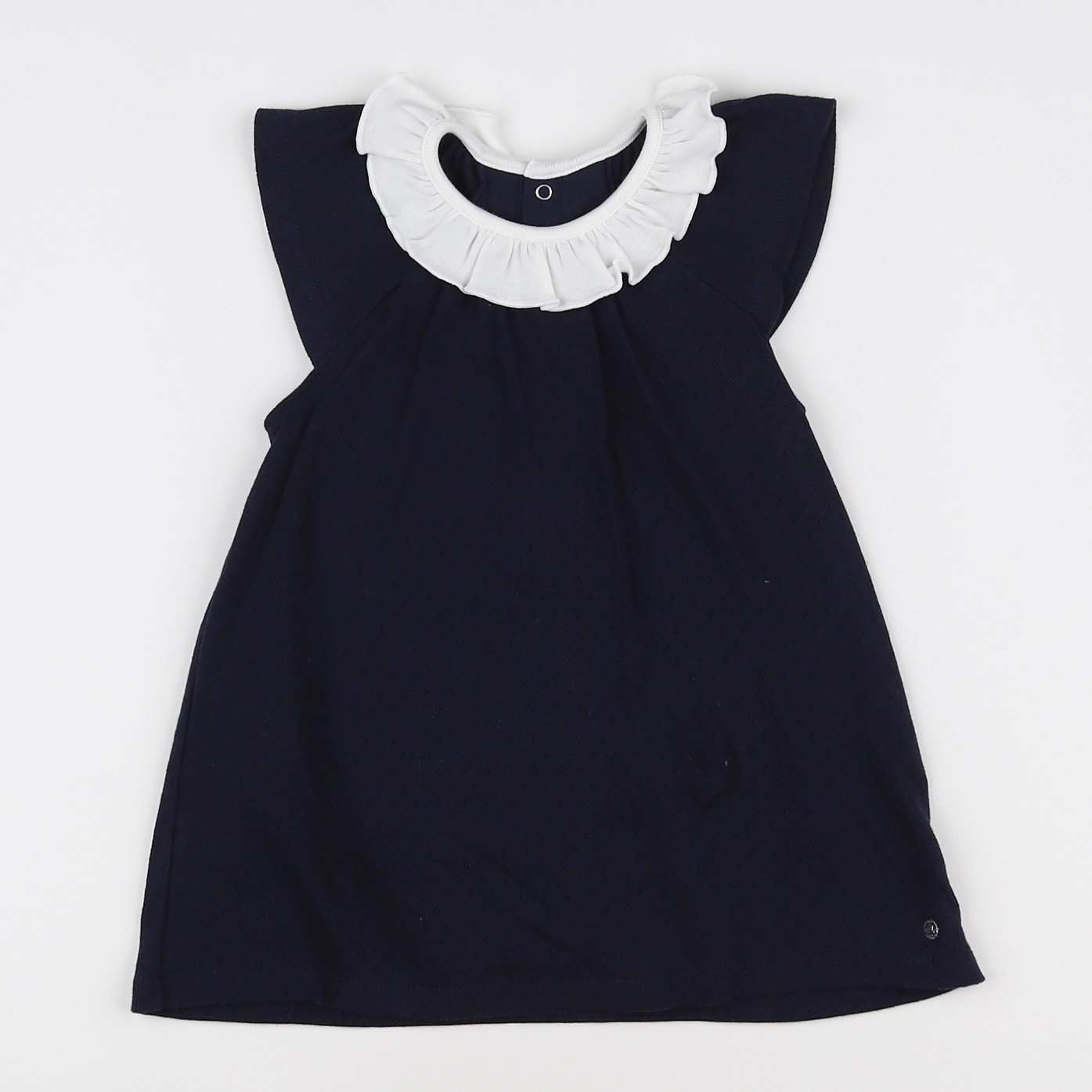 Petit Bateau - robe bleu - 18 mois
