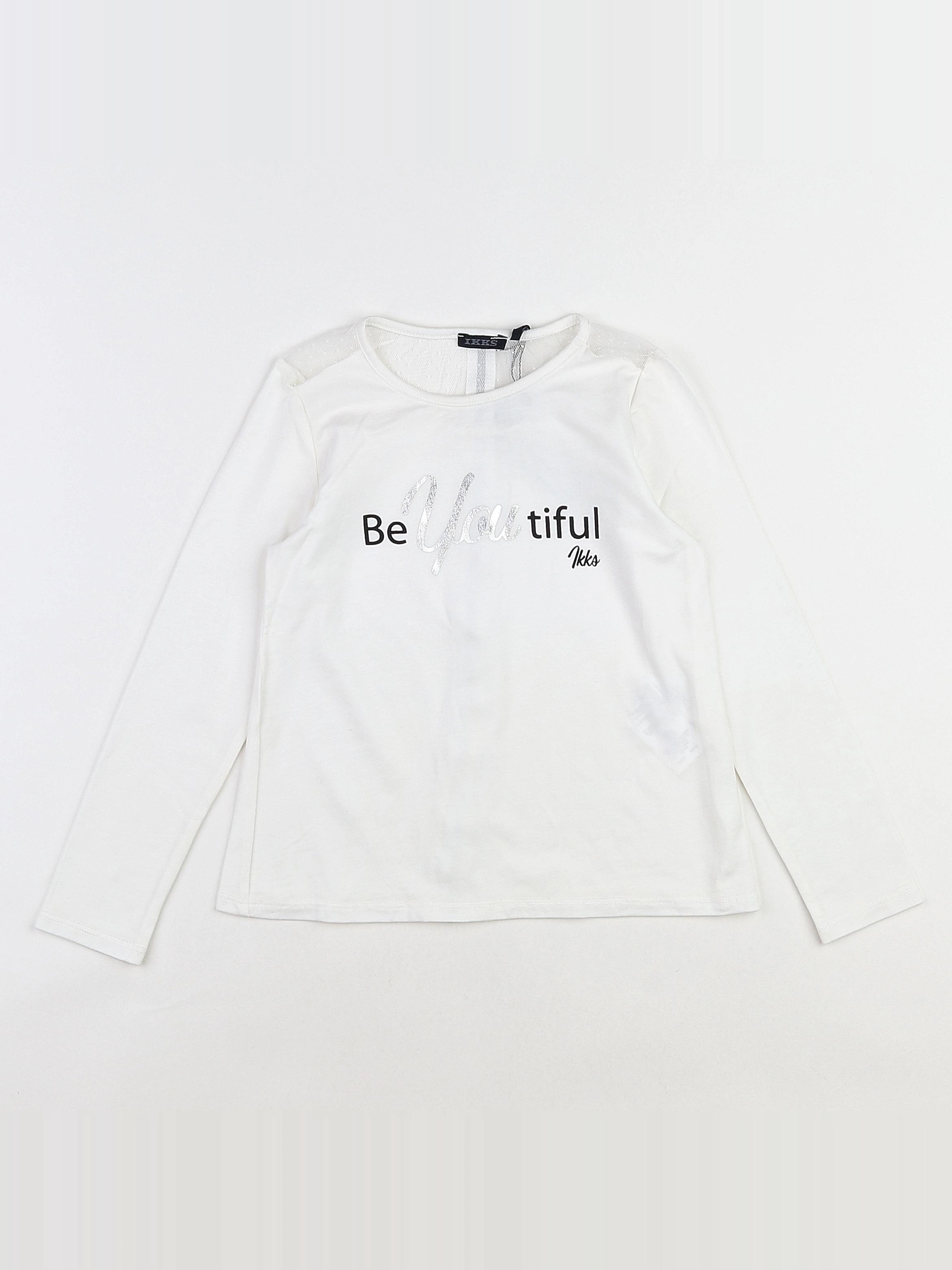IKKS - tee-shirt blanc (neuf) - 6 ans