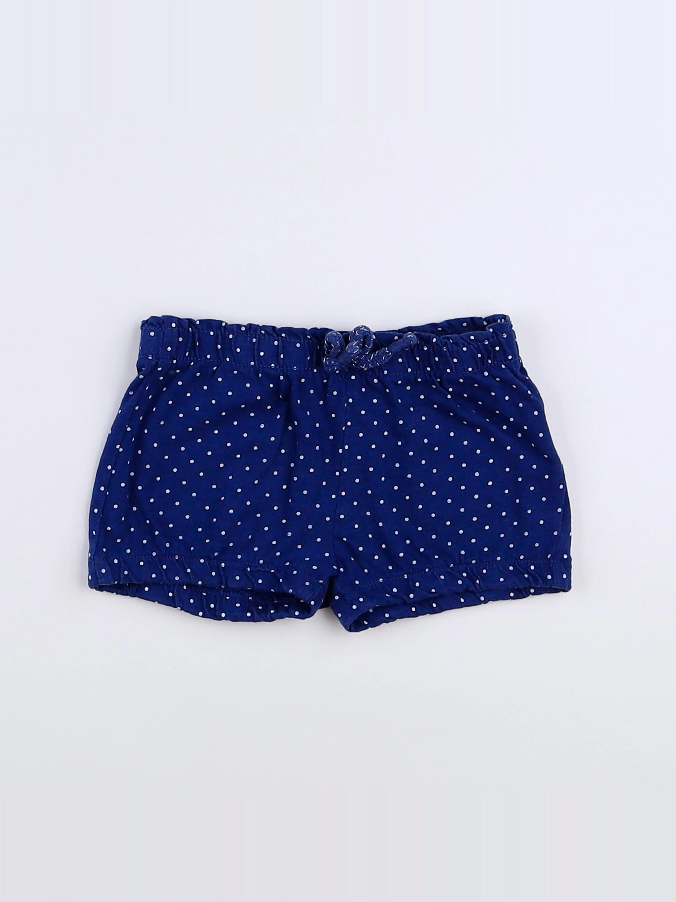 Vertbaudet - short bleu - 9 mois
