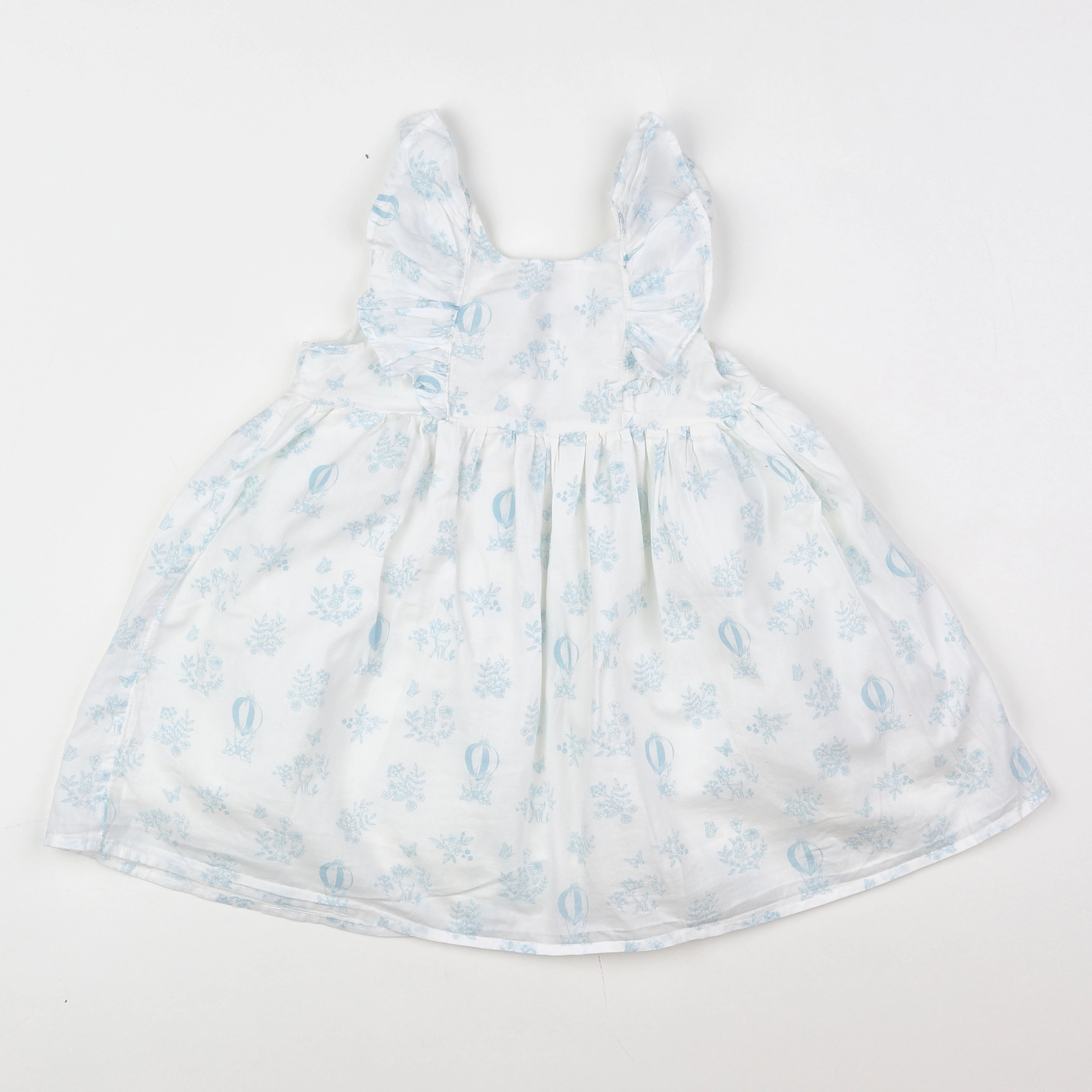 Vertbaudet - robe blanc - 18 mois