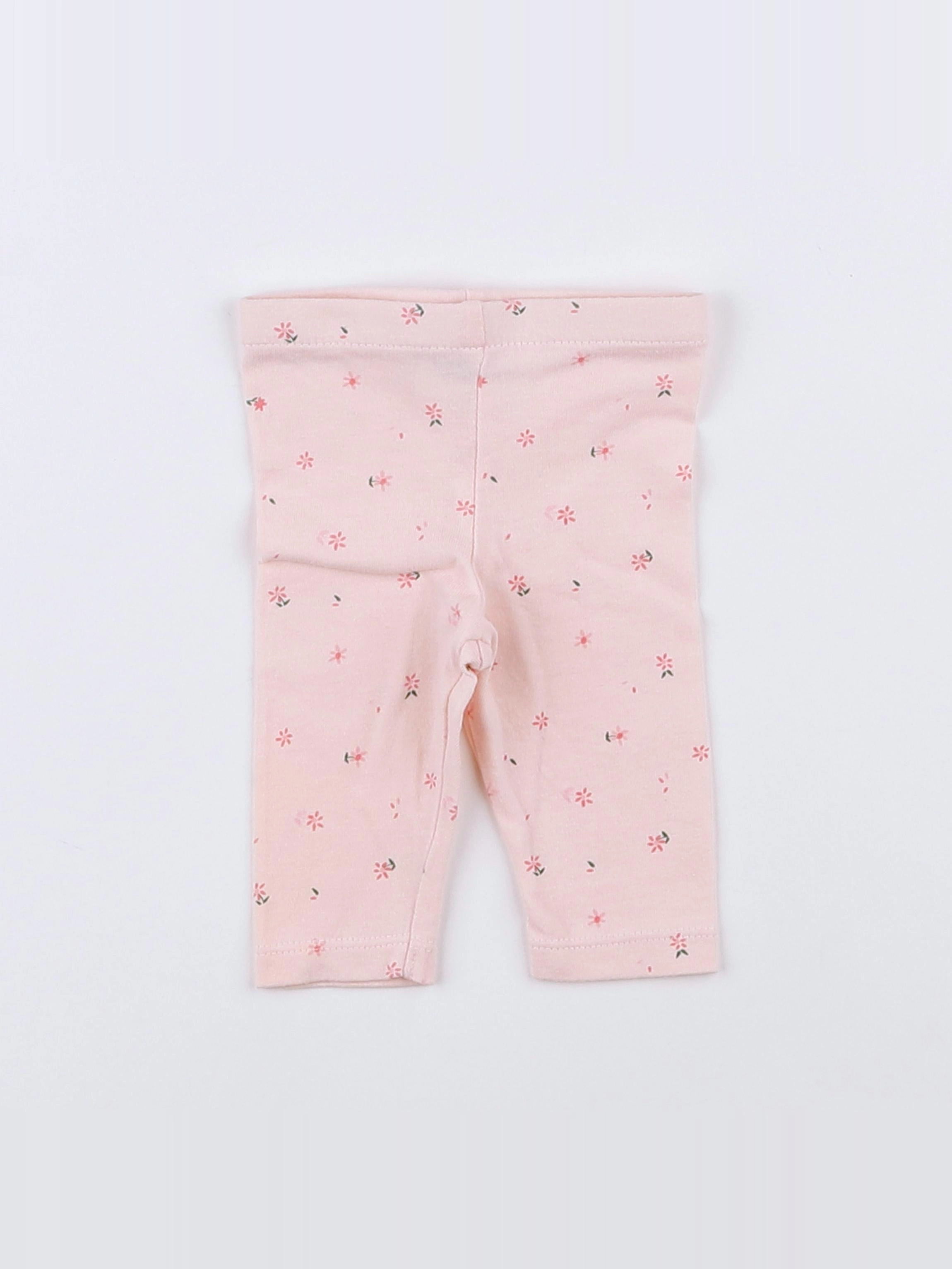 Tape à l'oeil - legging rose - 1 mois