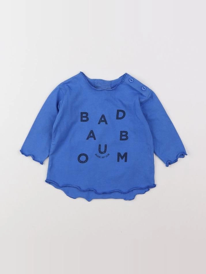 Arsène et les pipelettes - tee-shirt bleu (état neuf) - 3 mois