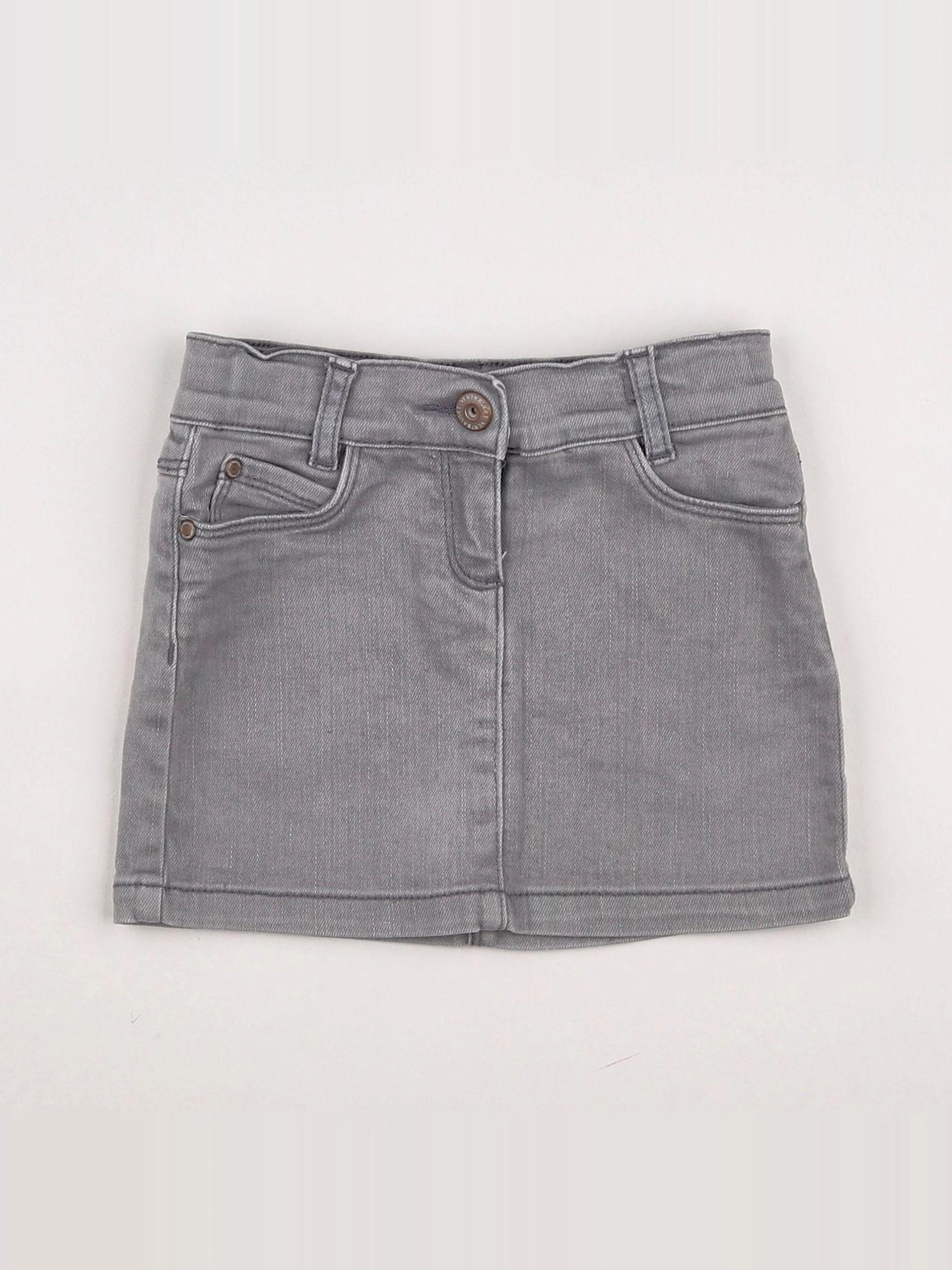 Vertbaudet - jupe gris - 3 ans