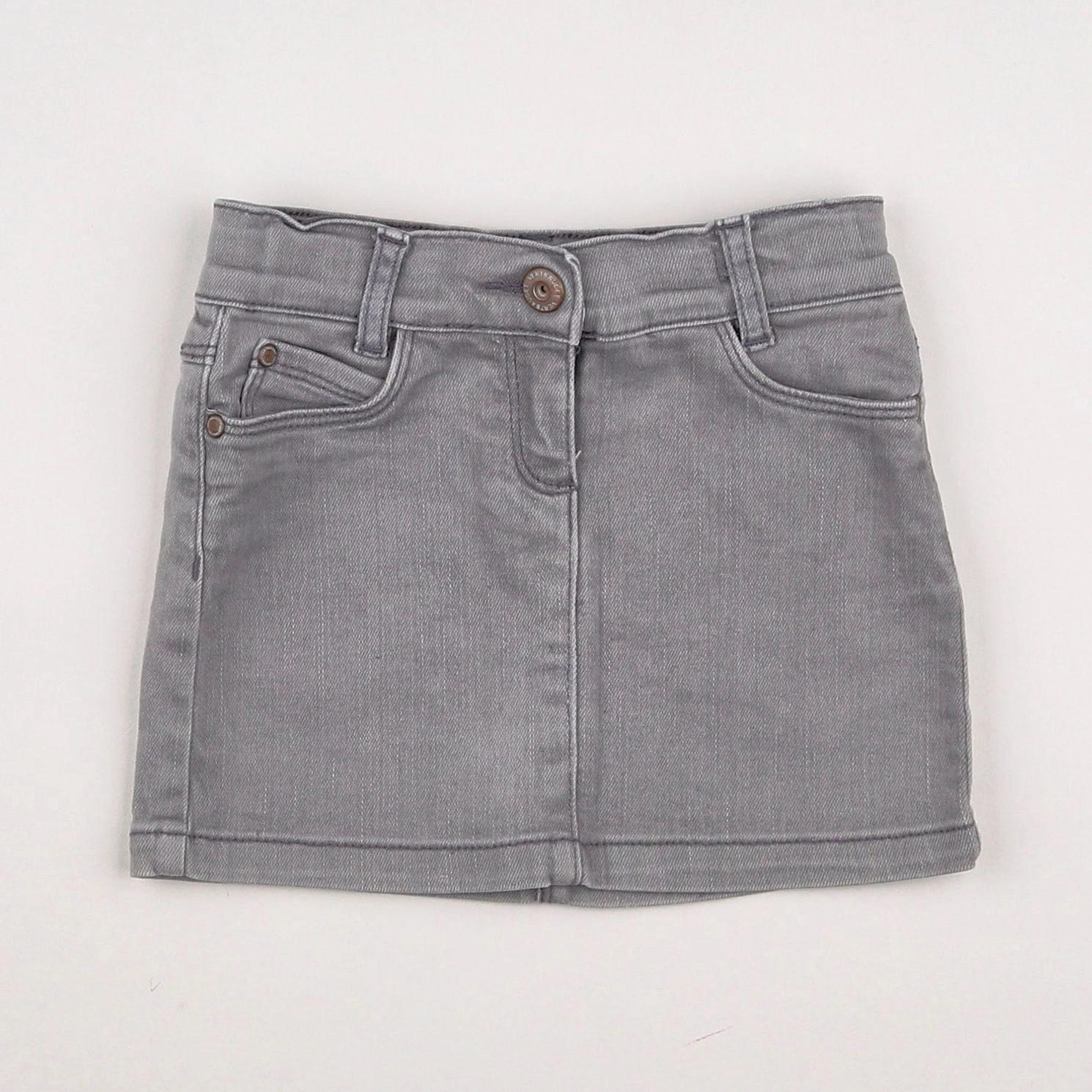Vertbaudet - jupe gris - 3 ans