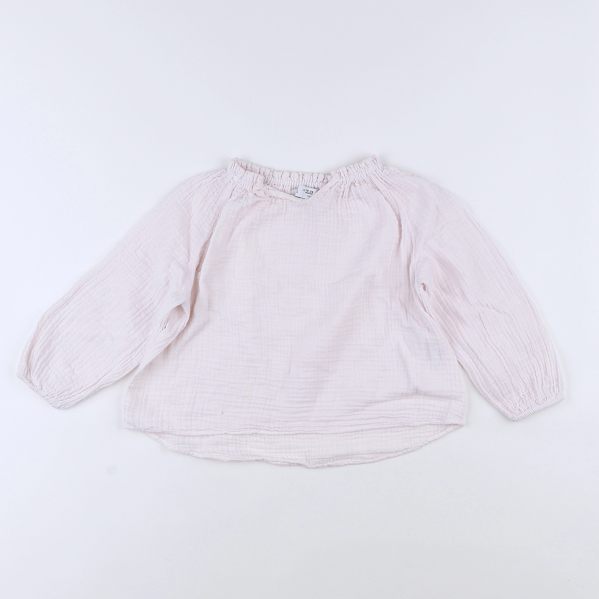 Zara - blouse rose - 18 mois à 2 ans