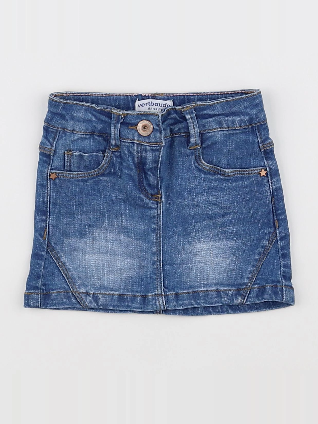 Vertbaudet - jupe bleu - 2 ans