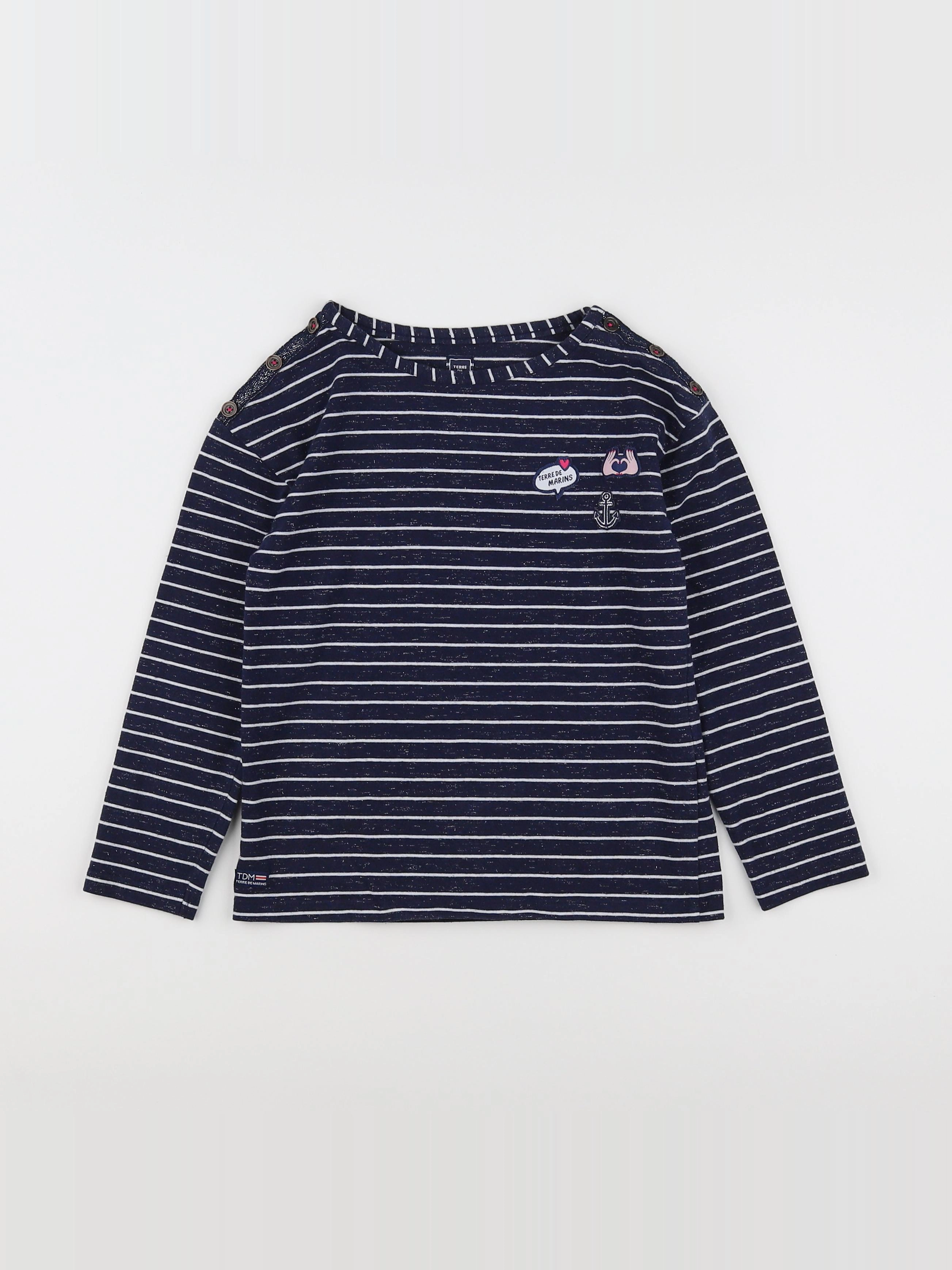 Terre de marins - tee-shirt bleu - 6 ans