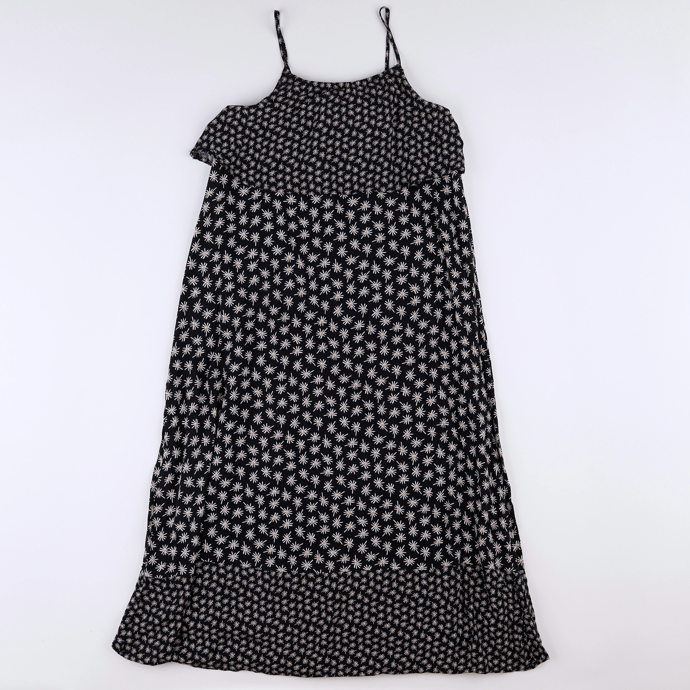 Vertbaudet - robe blanc, noir - 8 ans