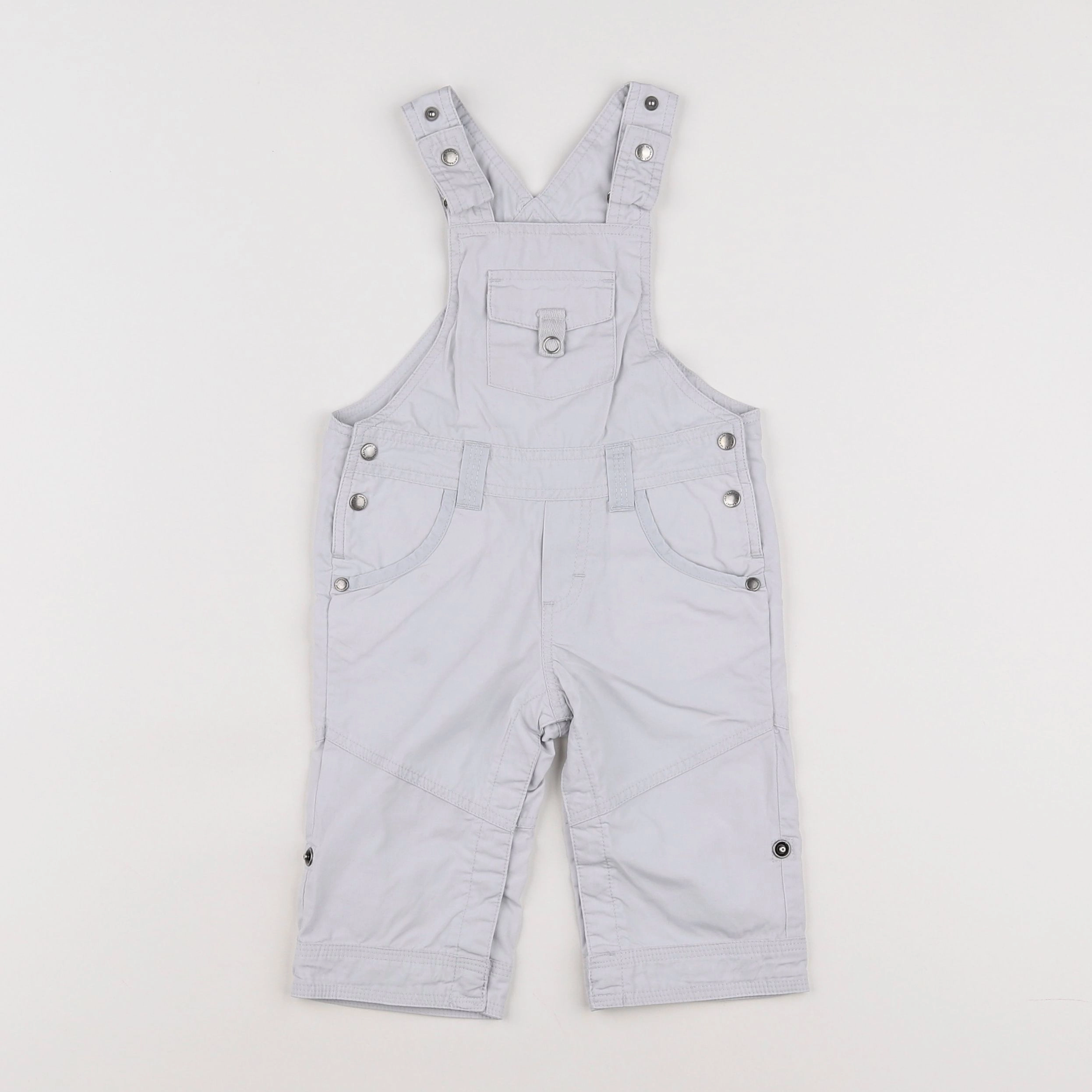 Vertbaudet - salopette gris - 6 mois