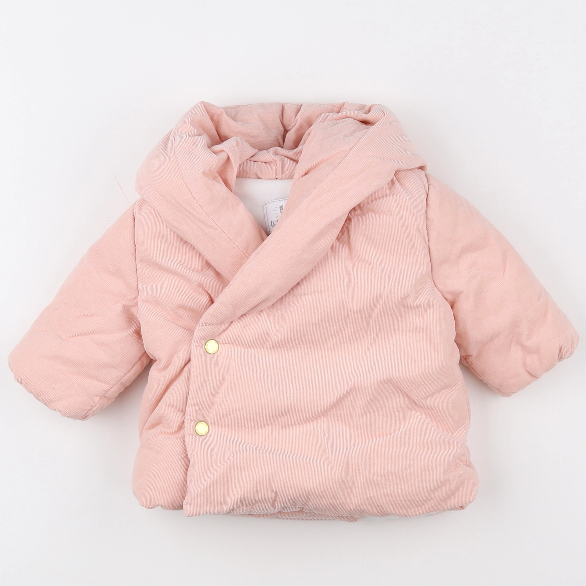 Vertbaudet - manteau rose - 3 mois