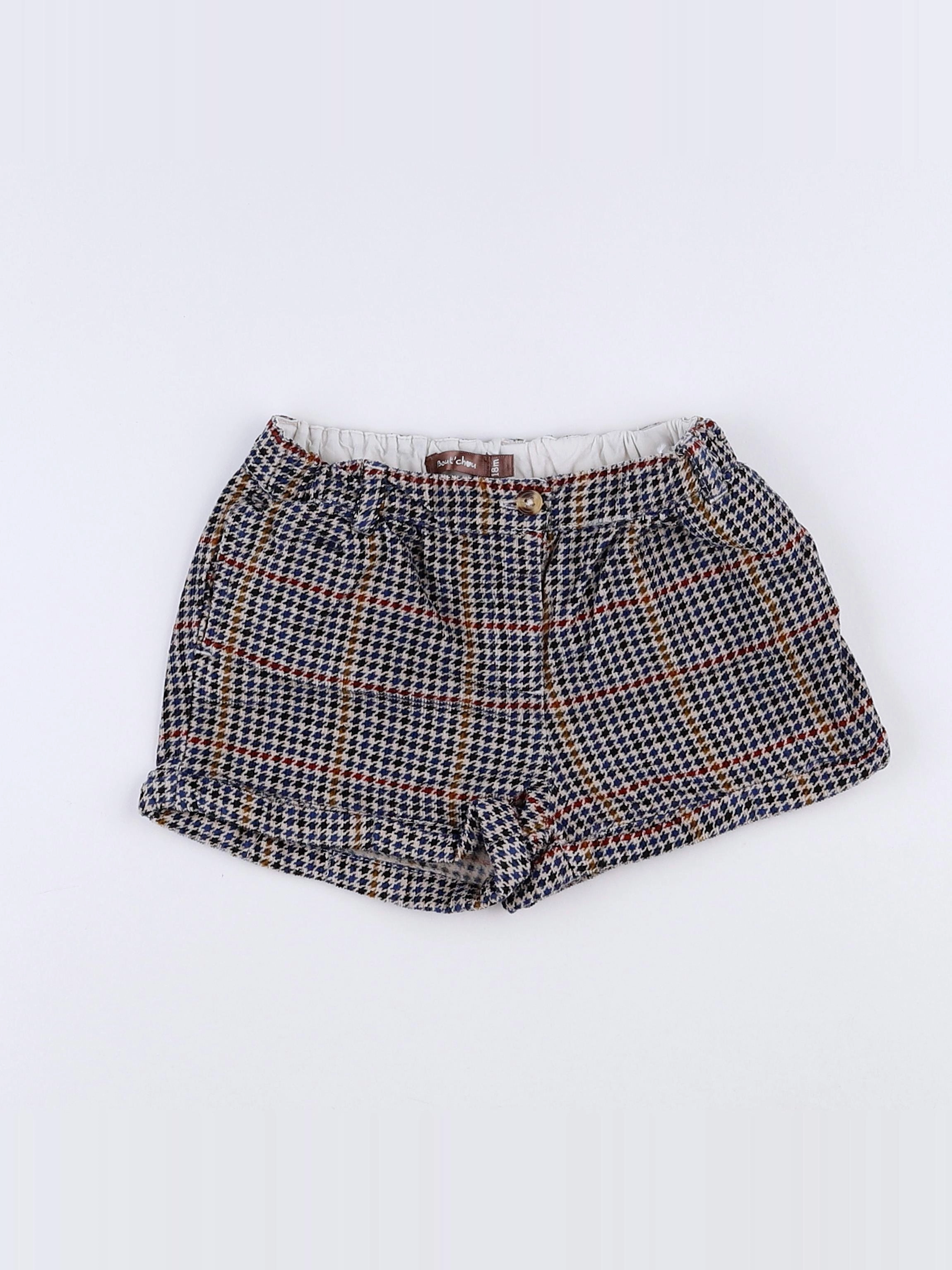 Boutchou - short multicolore - 18 mois