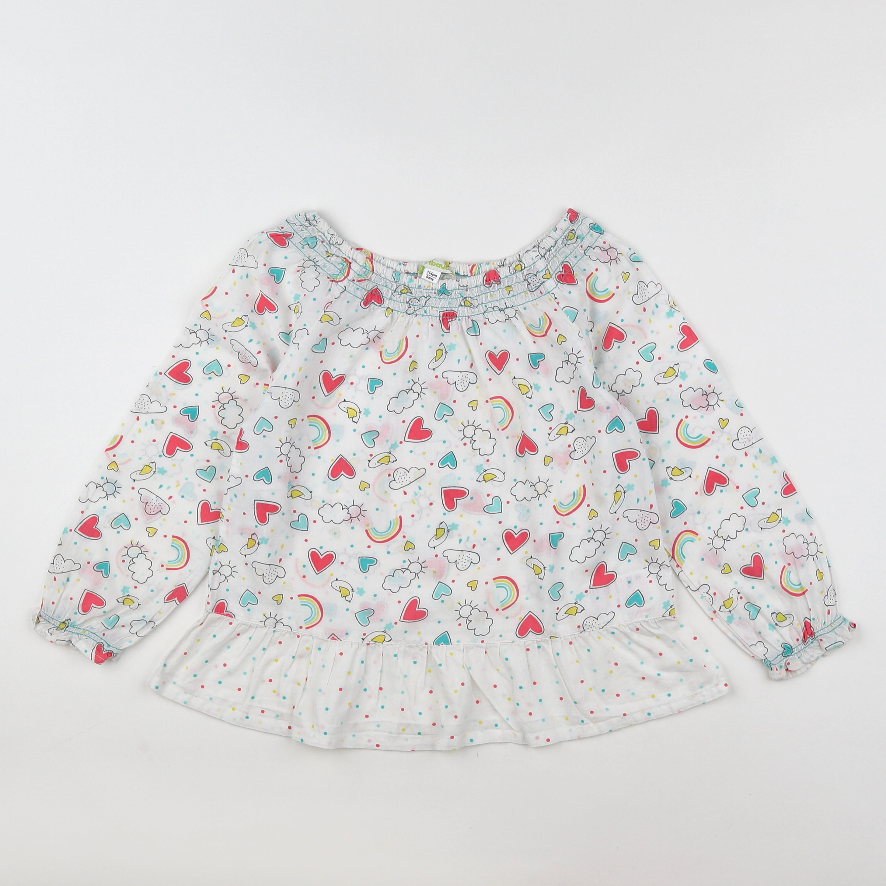 Vertbaudet - blouse blanc - 6 ans
