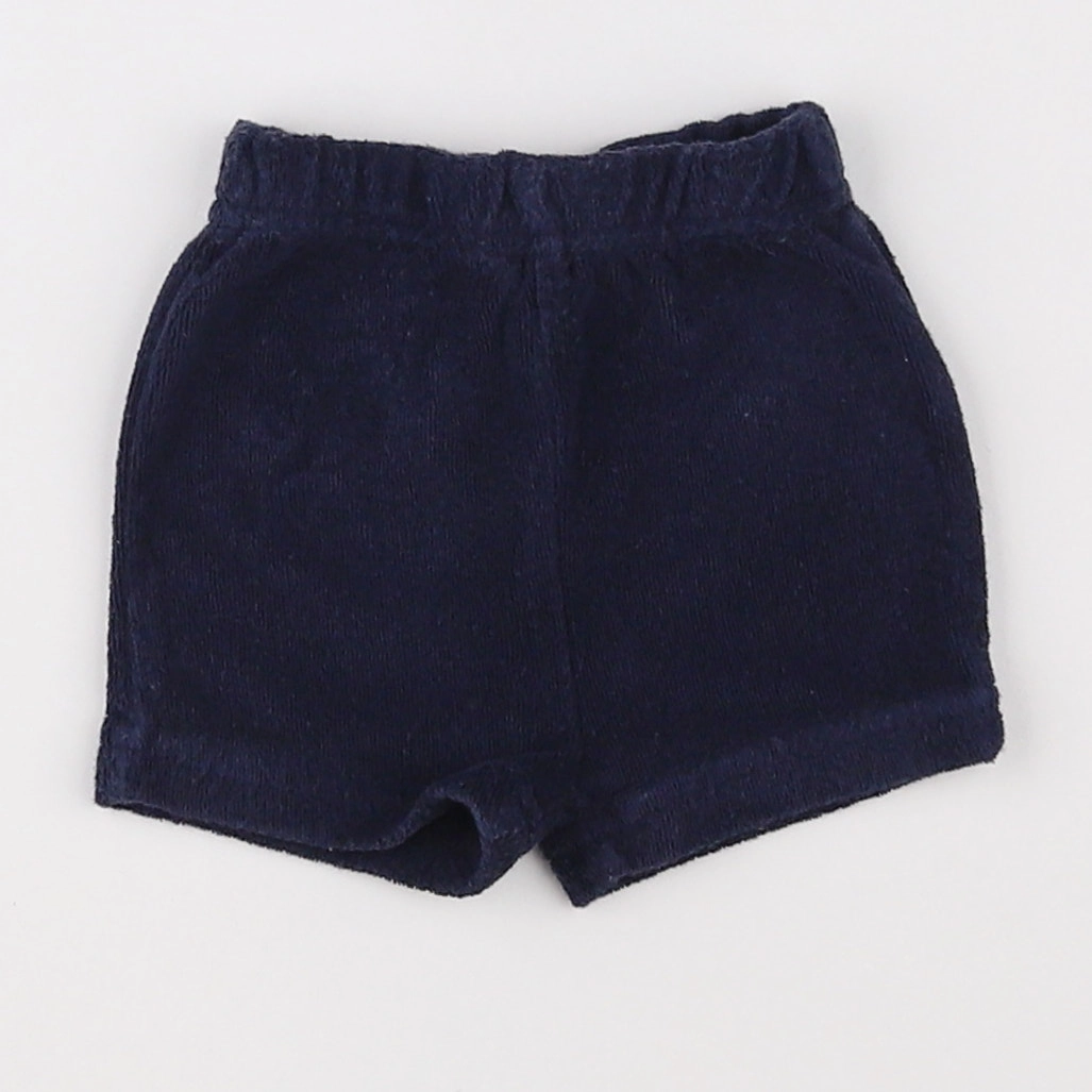 Vertbaudet - short bleu - 3 mois