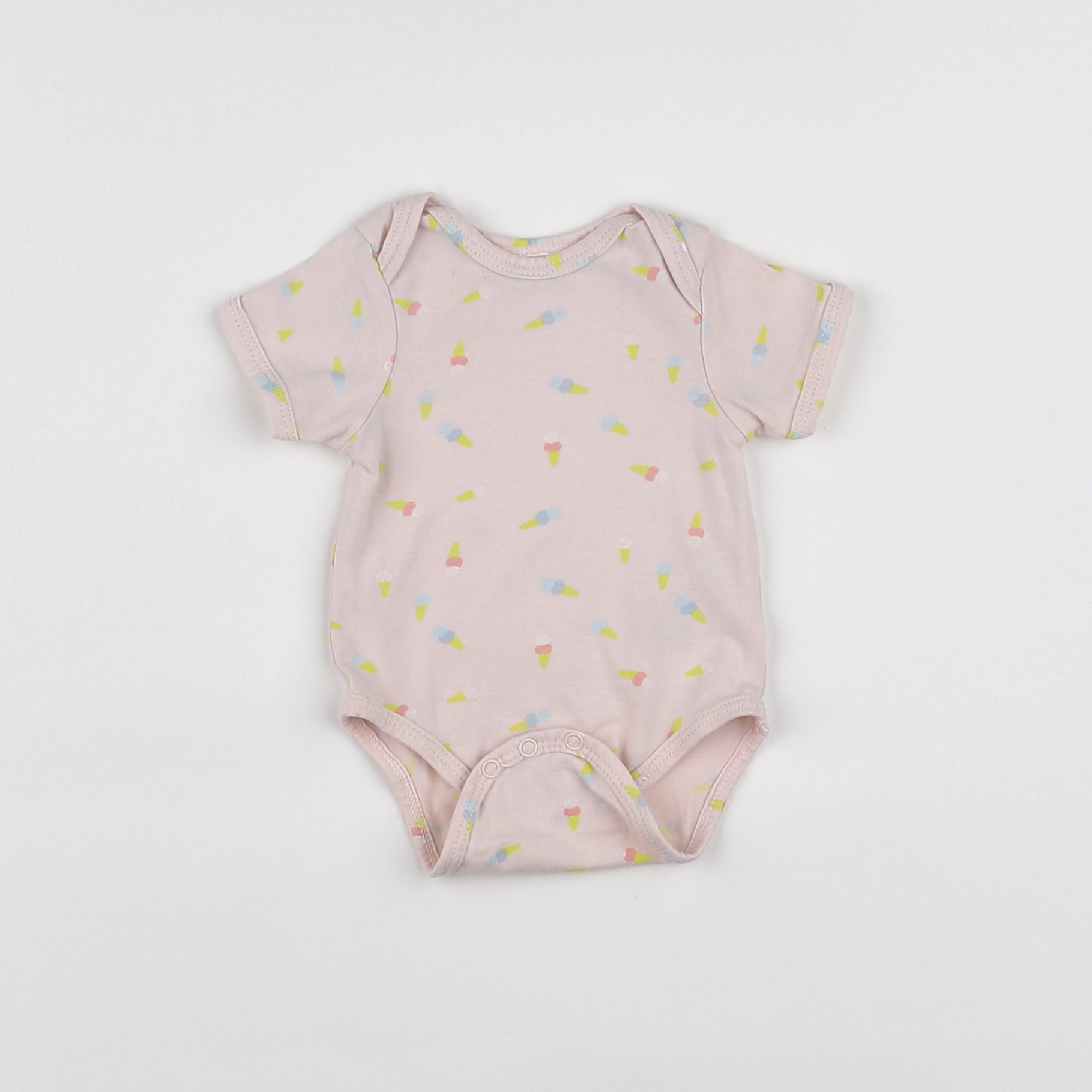 Vertbaudet - body rose - 1 mois
